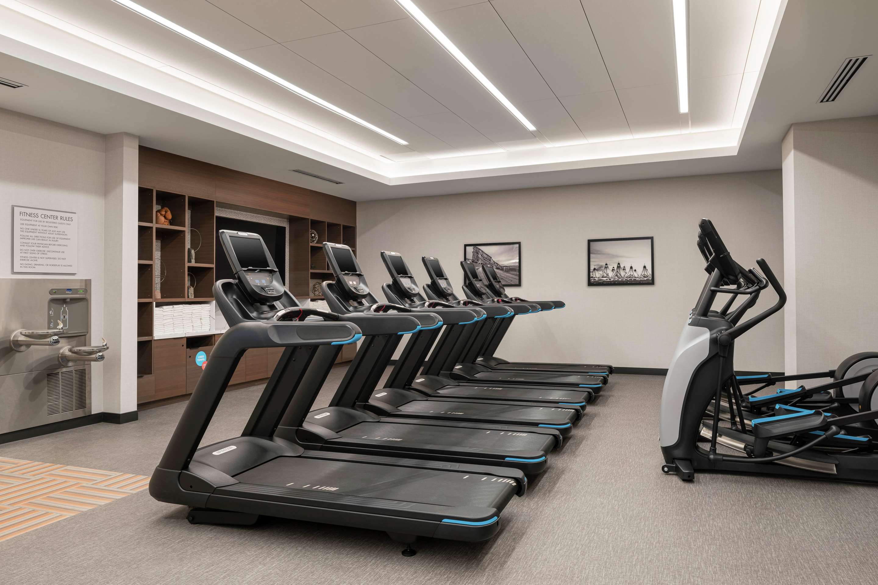 Health club fitness center gym
