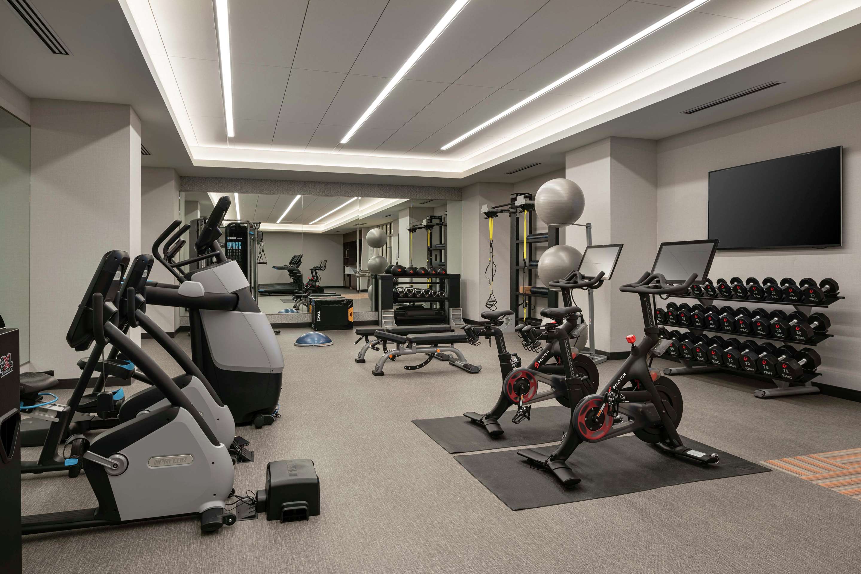 Health club fitness center gym