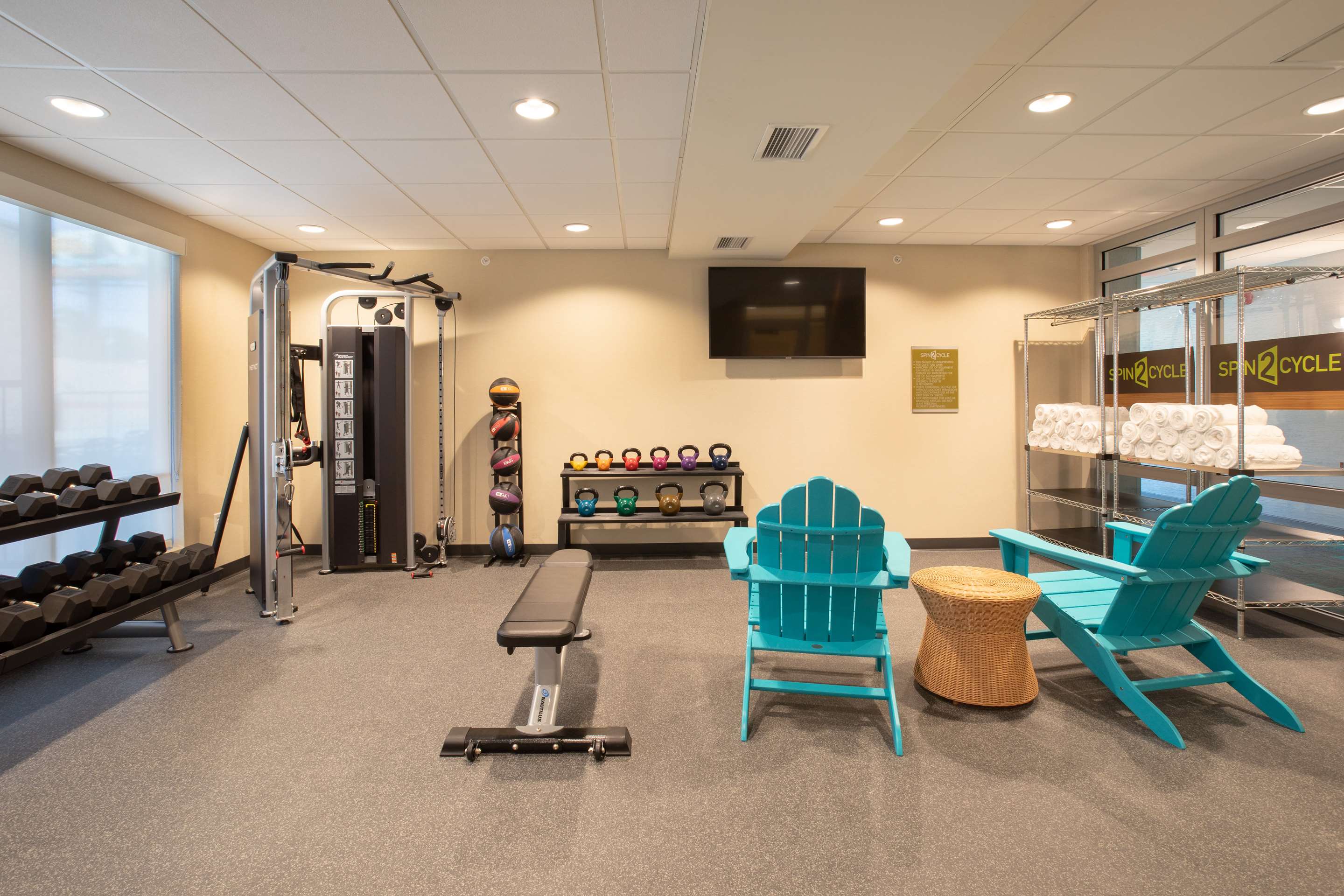 Health club fitness center gym