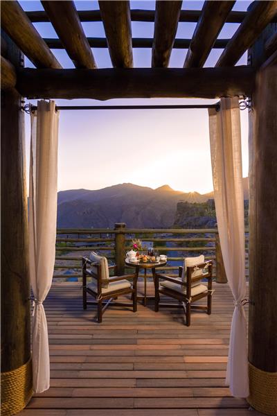 Alila Terrace with Jabal View