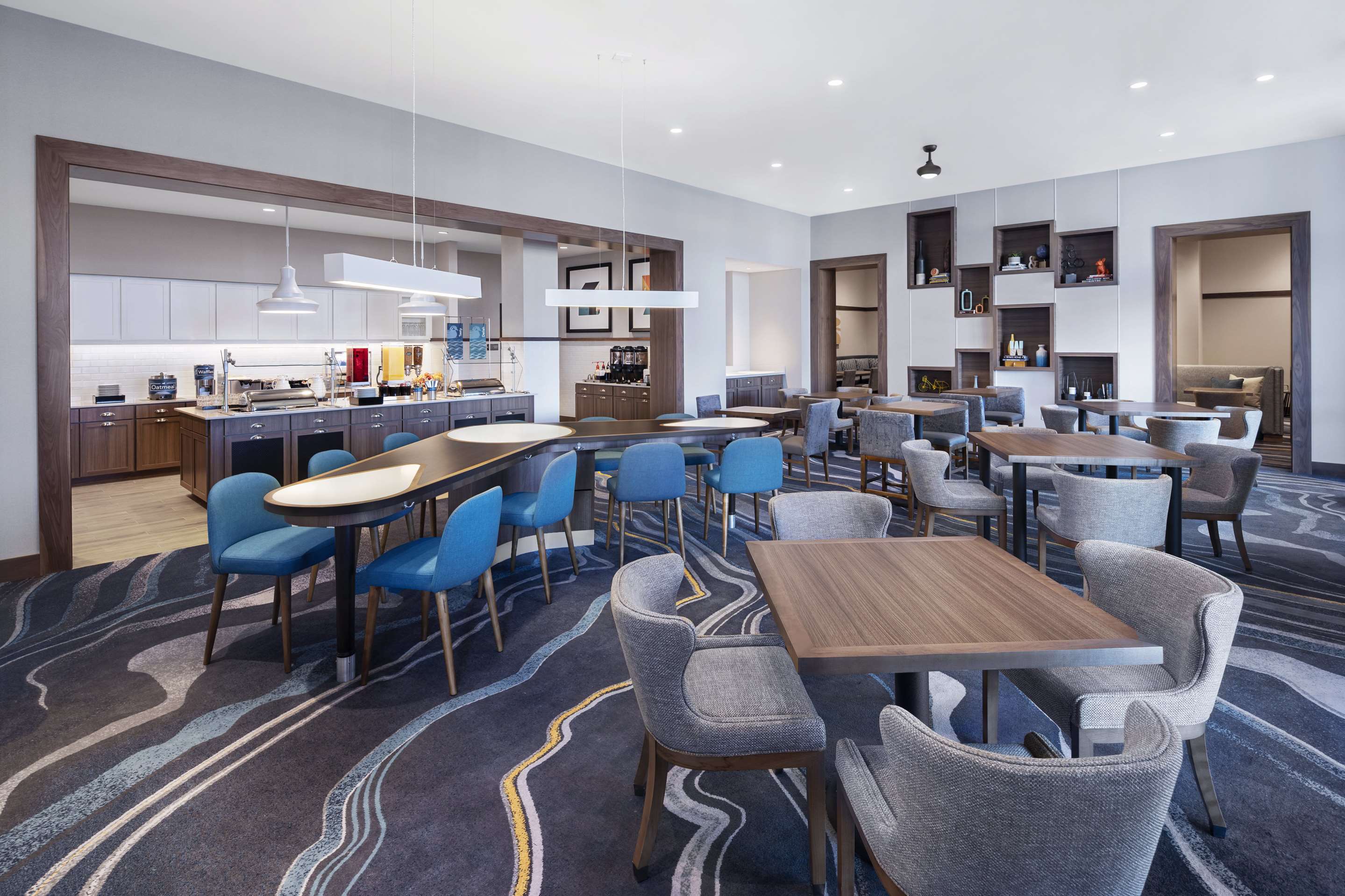 Breakfast Area | Homewood Suites by Hilton Boston Woburn
