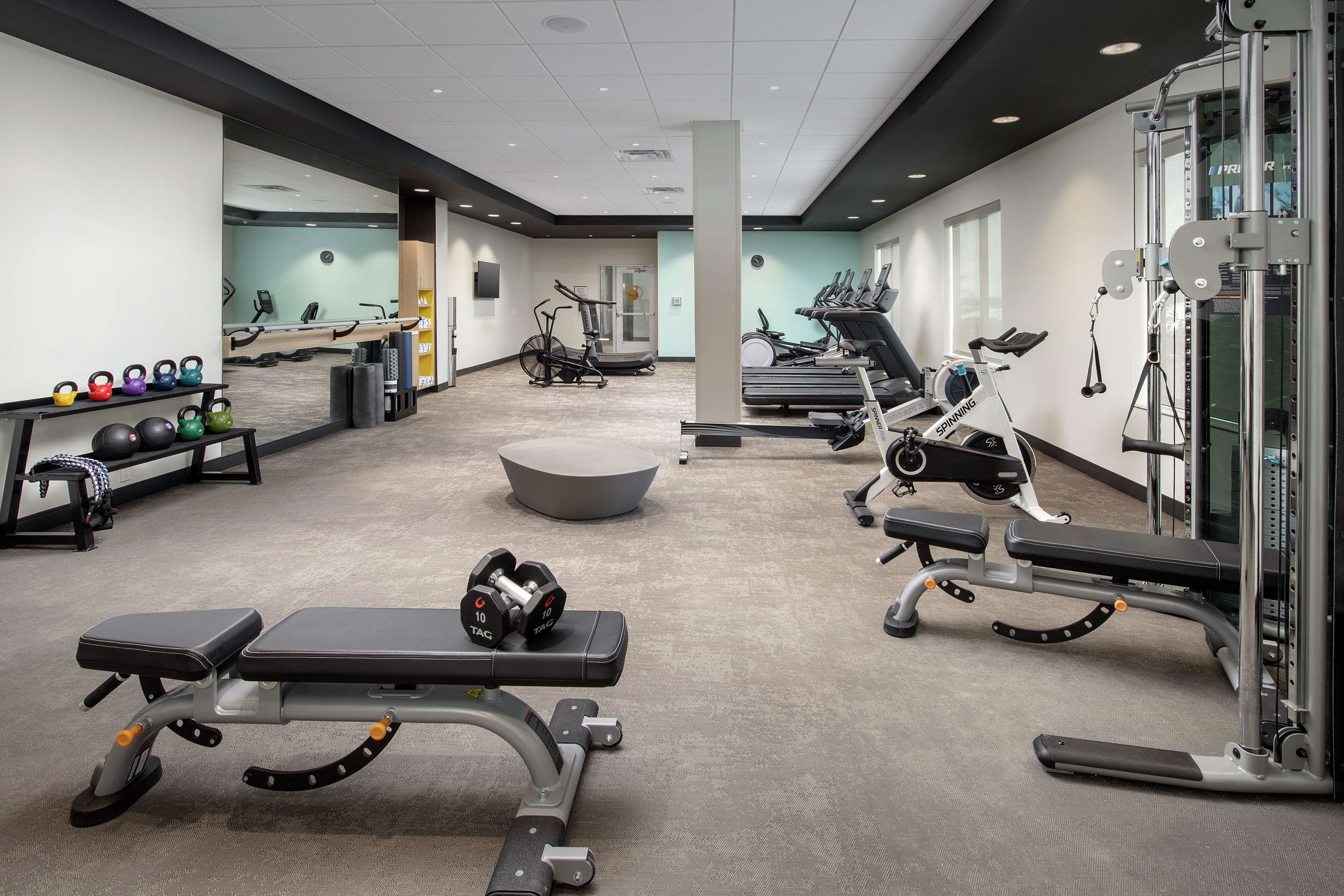 Health club fitness center gym