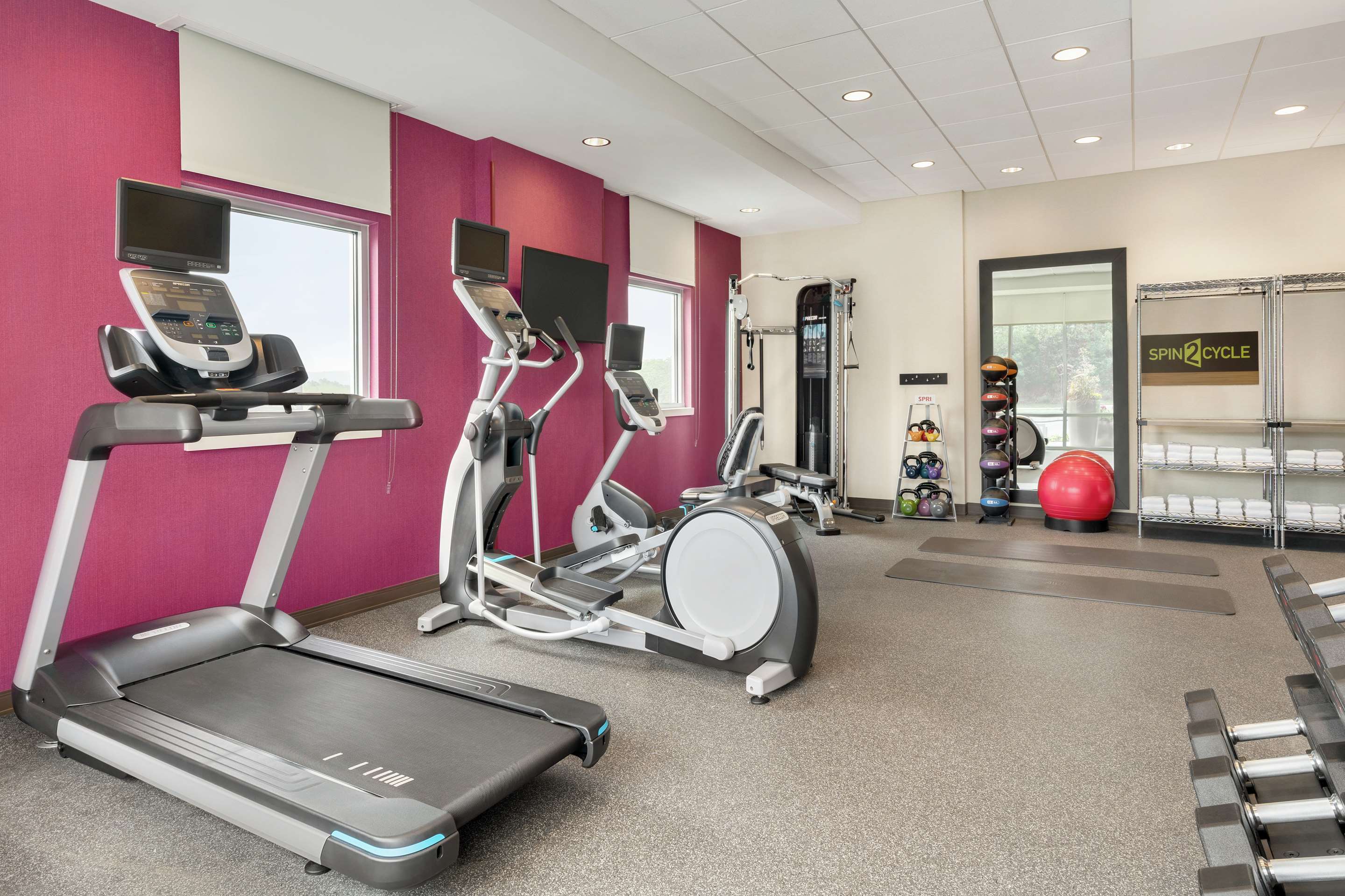 Health club fitness center gym | Home2 Suites by Hilton Harrisburg North