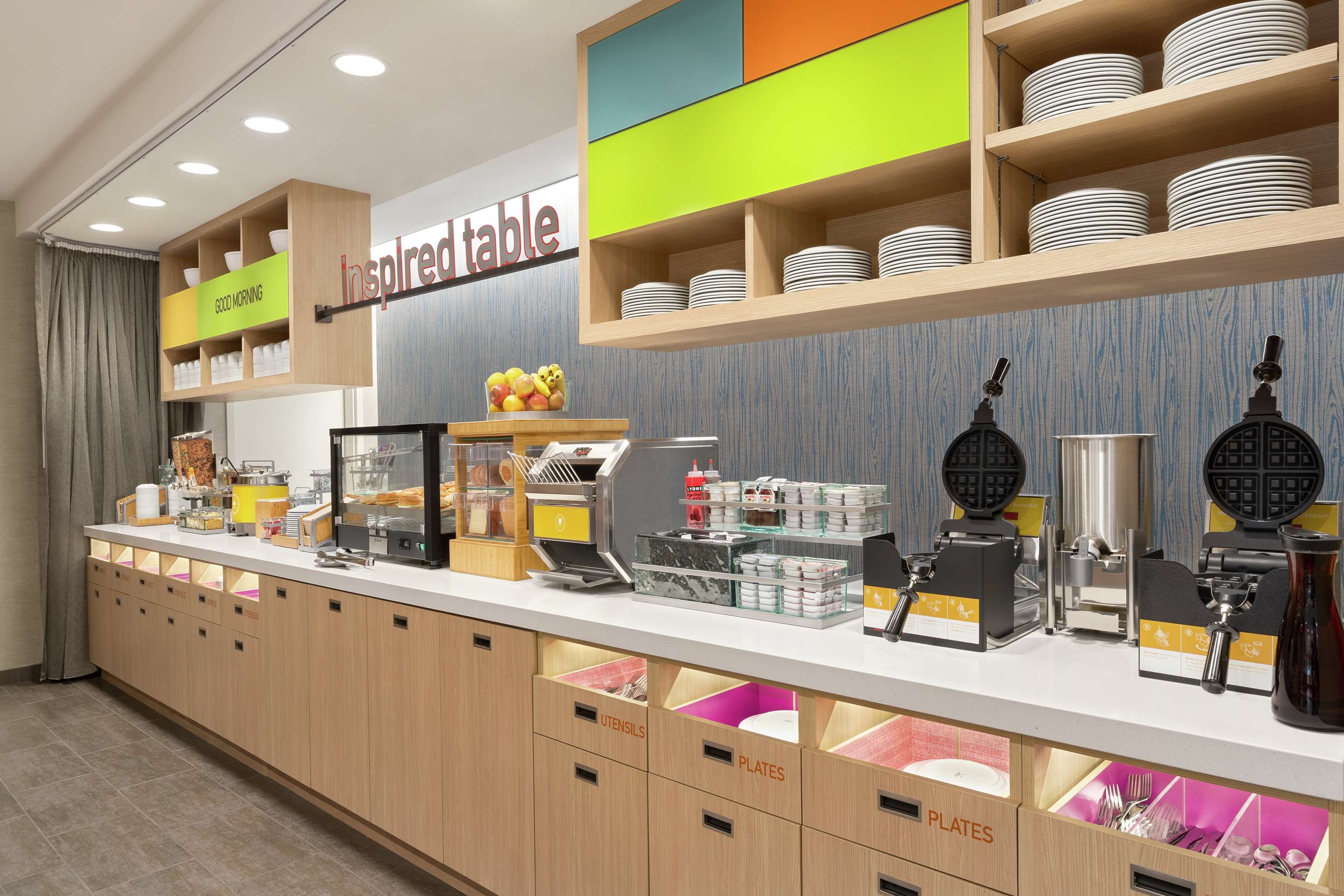Breakfast Area | Home2 Suites by Hilton Harrisburg North