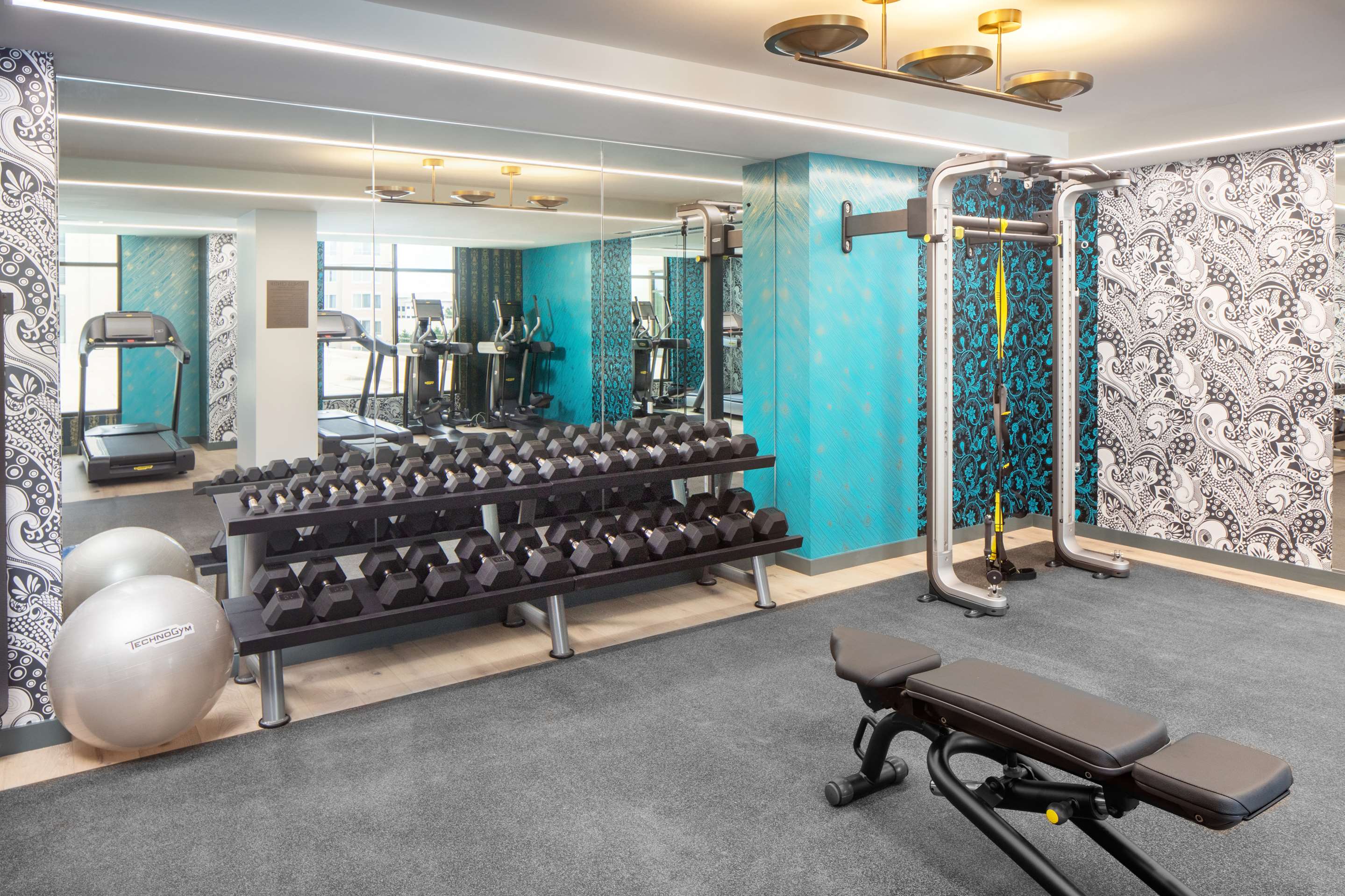 Health club fitness center gym | Canopy by Hilton Charlotte Southpark