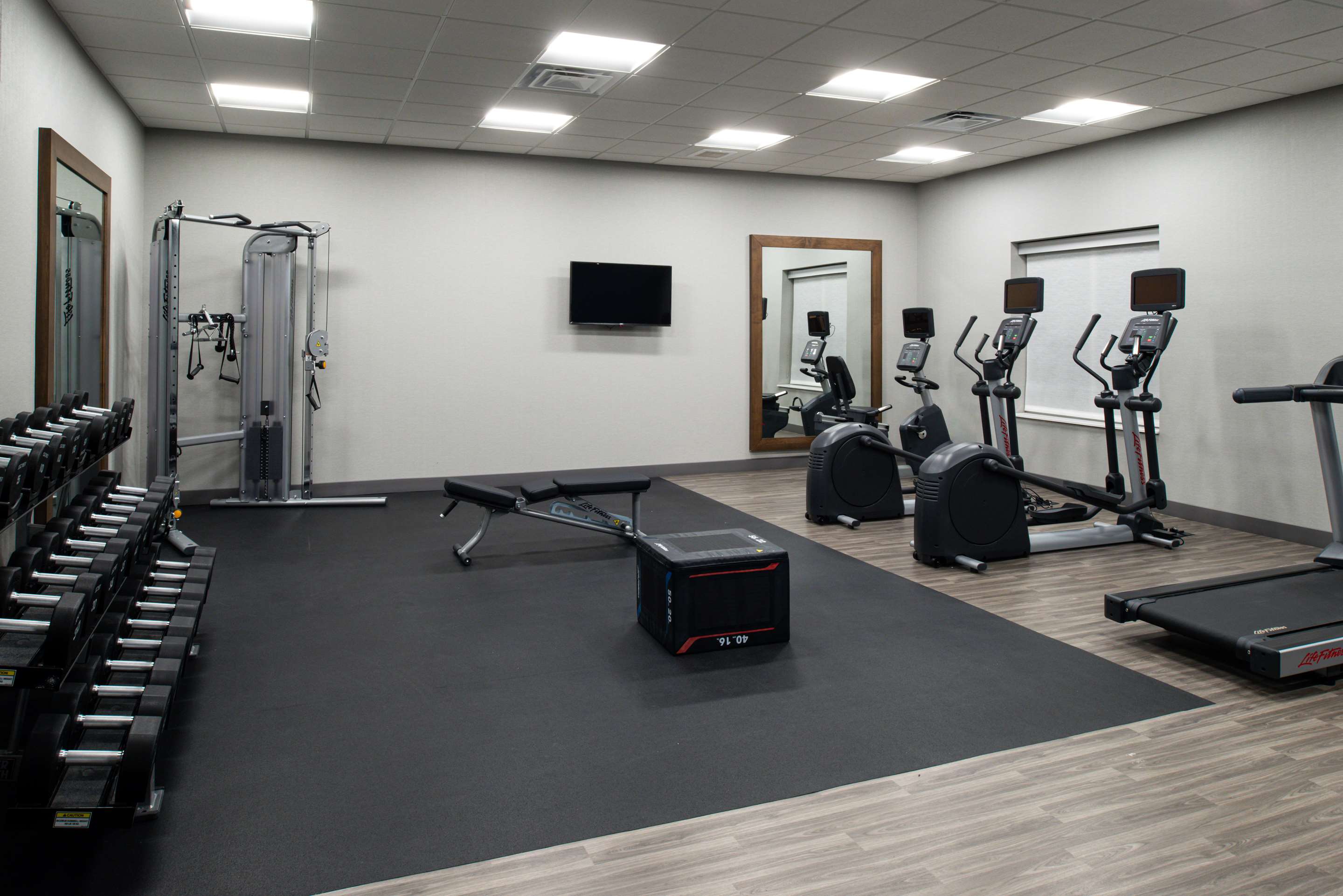 Health club fitness center gym | Hampton Inn & Suites Adrian, Mi