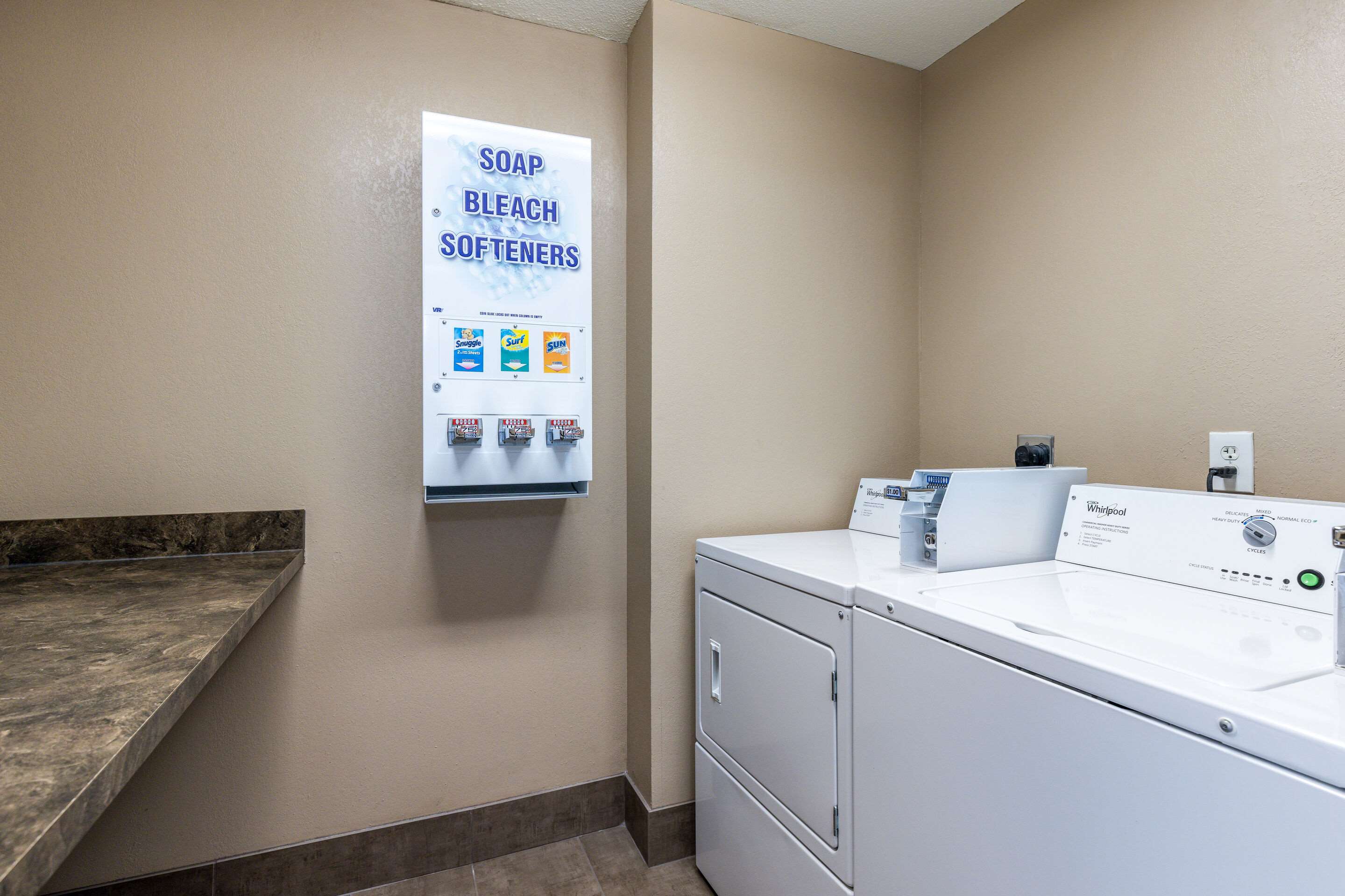 Guest laundry facilities