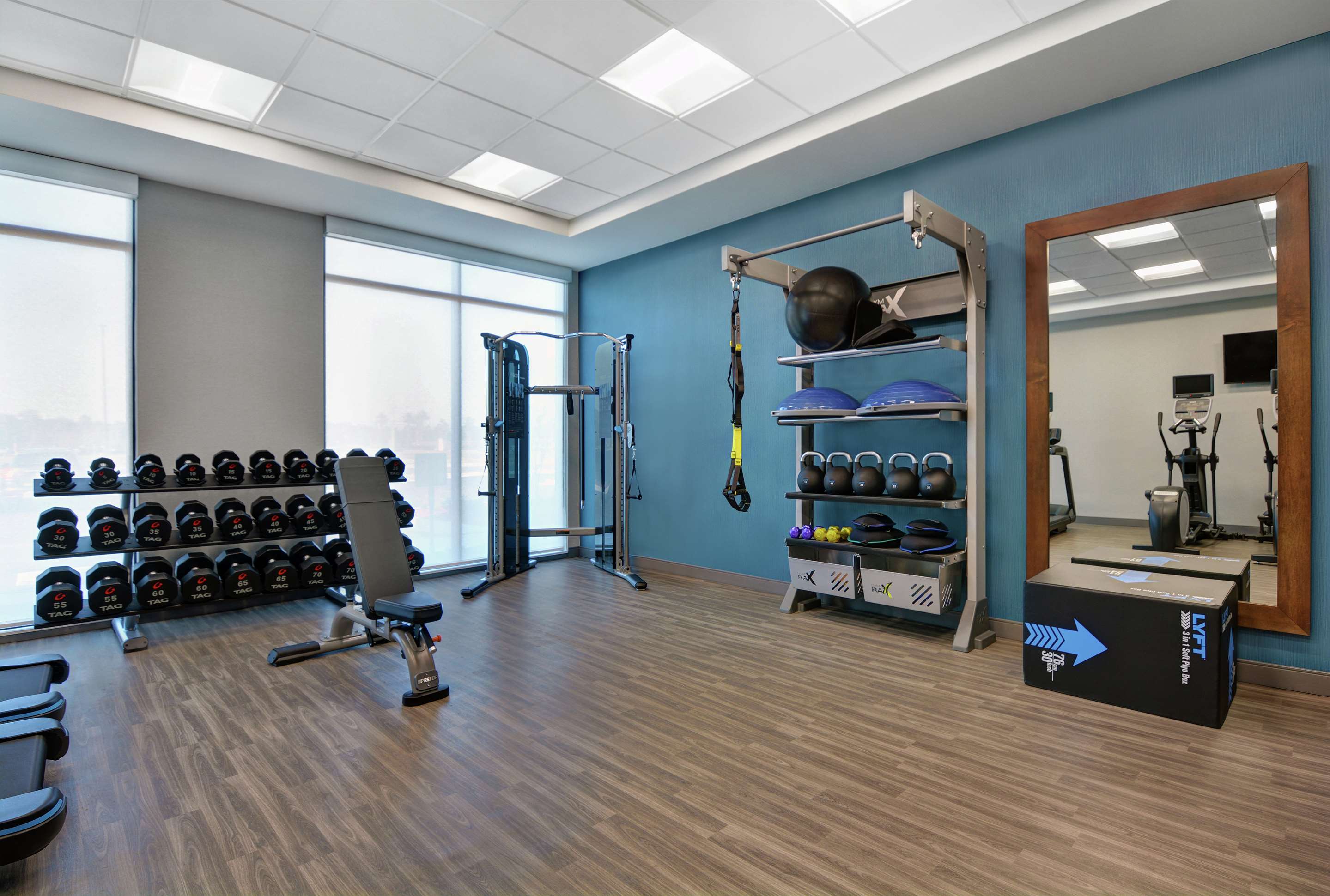 Health club fitness center gym