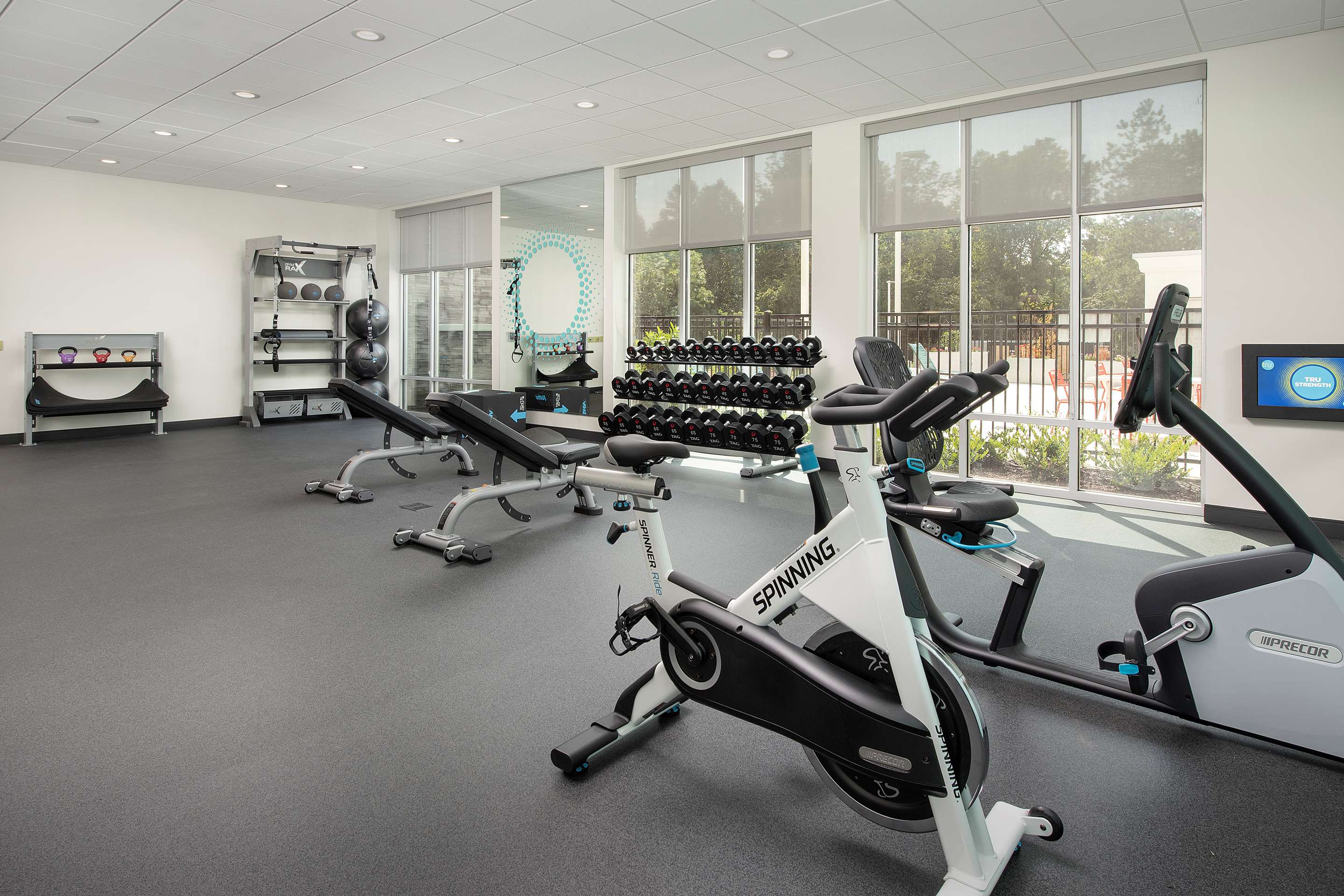 Health club fitness center gym