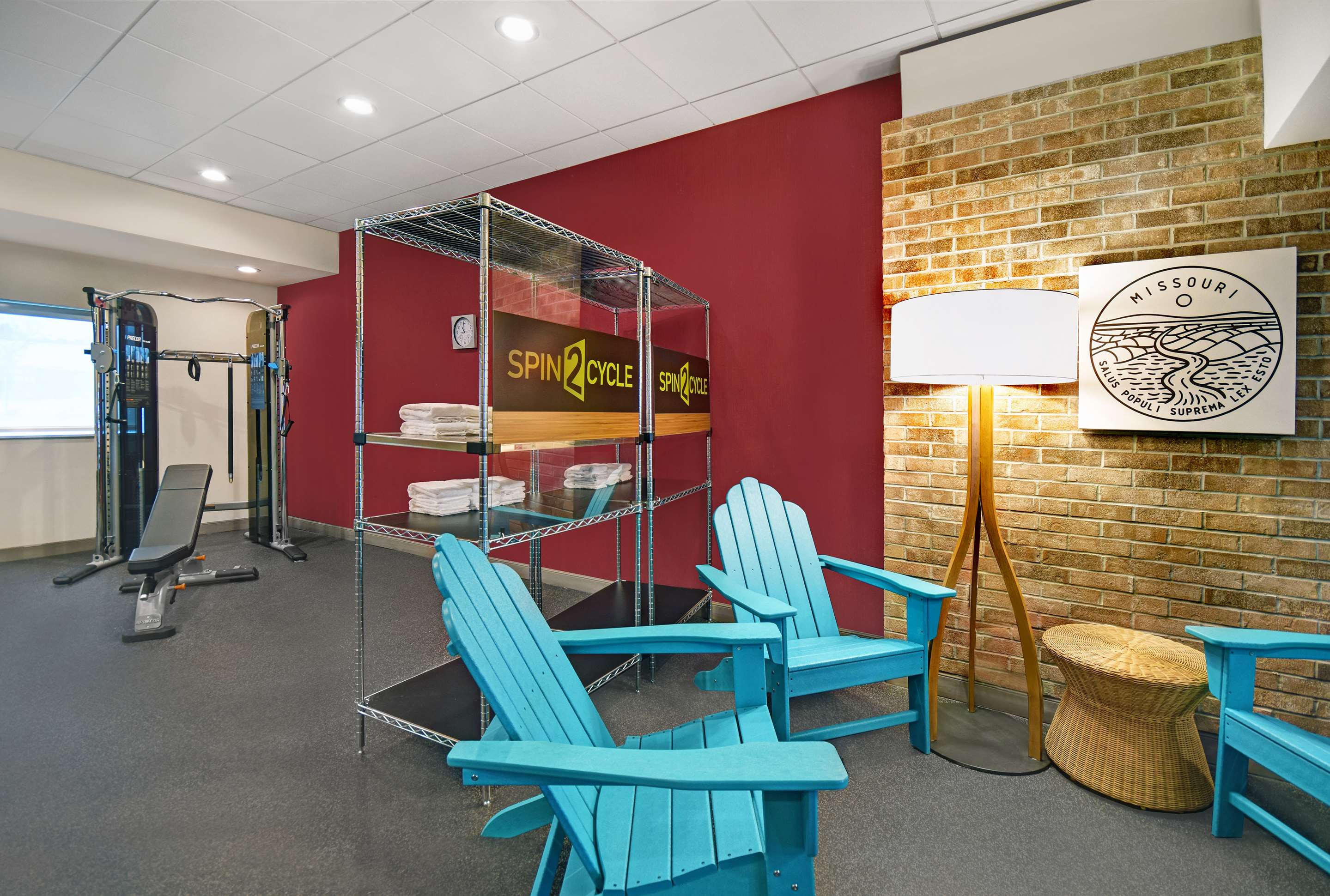 Health club fitness center gym | Home2 Suites by Hilton Liberty NE Kansas City