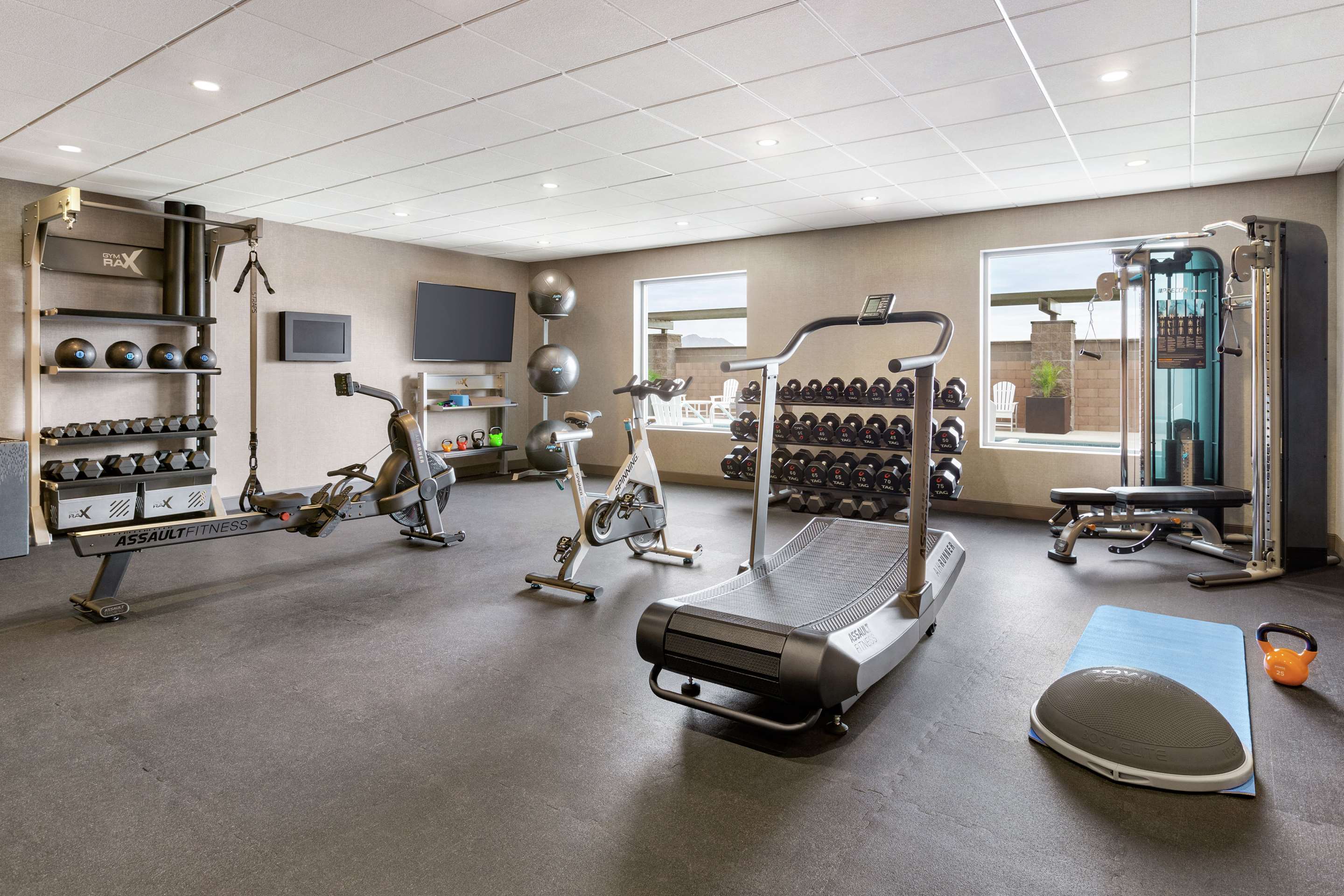 Health club fitness center gym