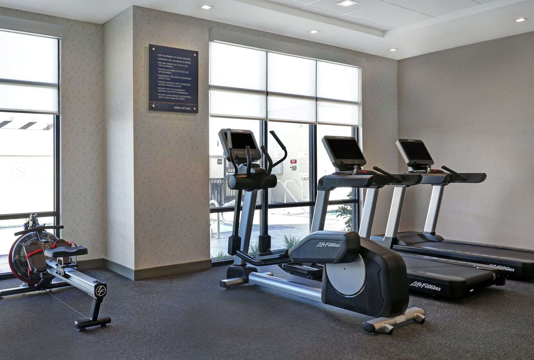 Health club fitness center gym