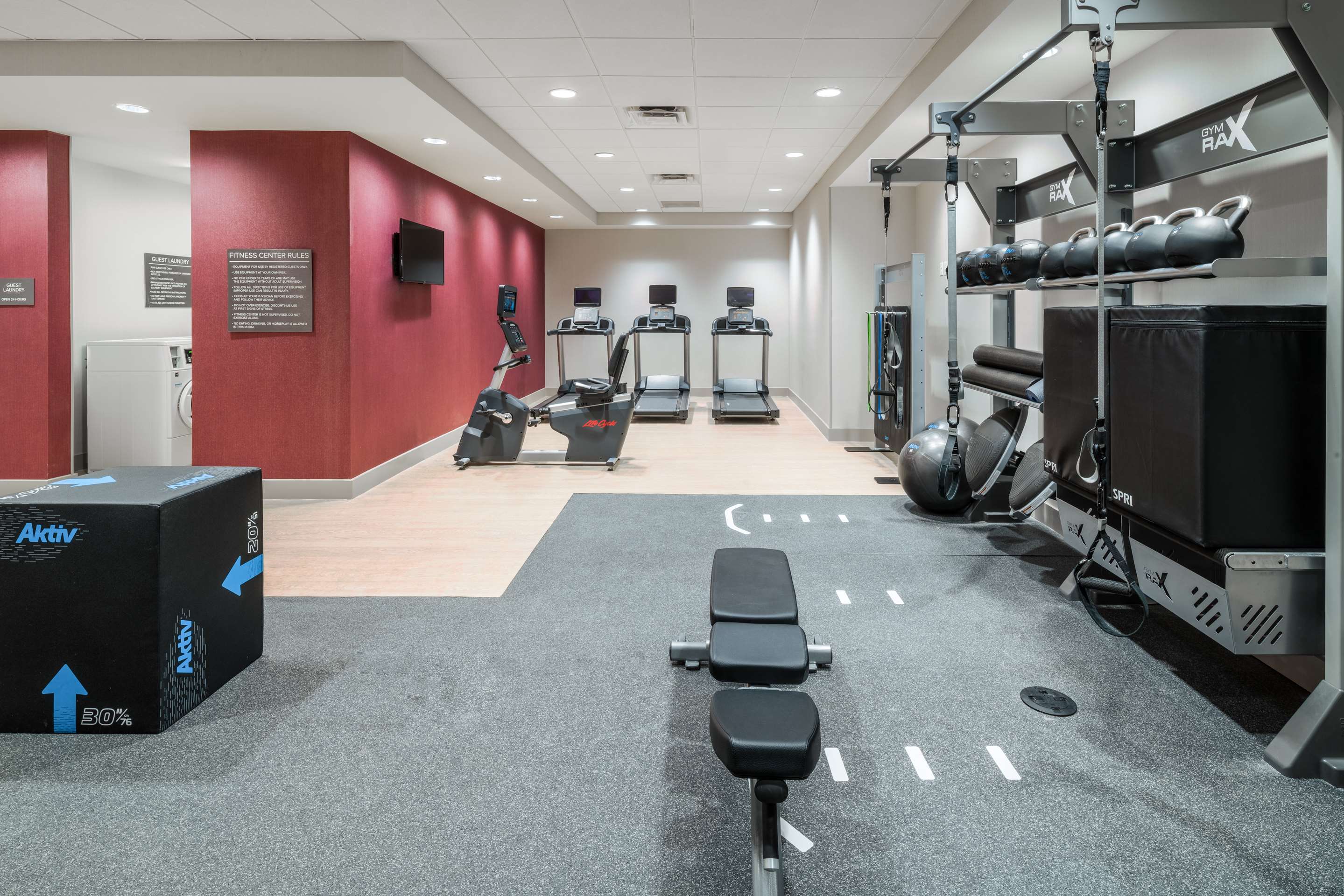 Health club fitness center gym