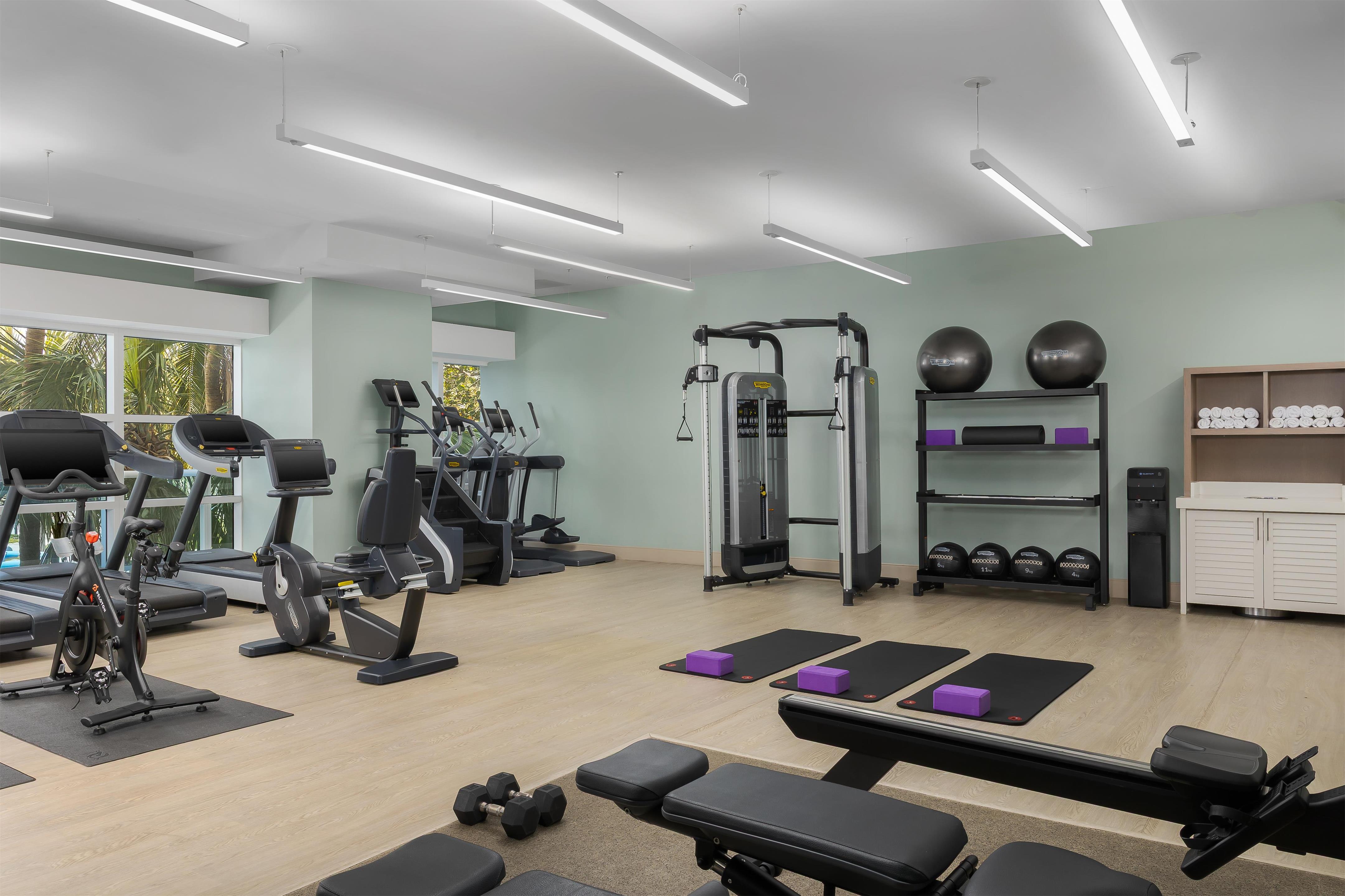 Health club fitness center gym | Hotel Maren Fort Lauderdale Beach, Curio Collection by Hilton
