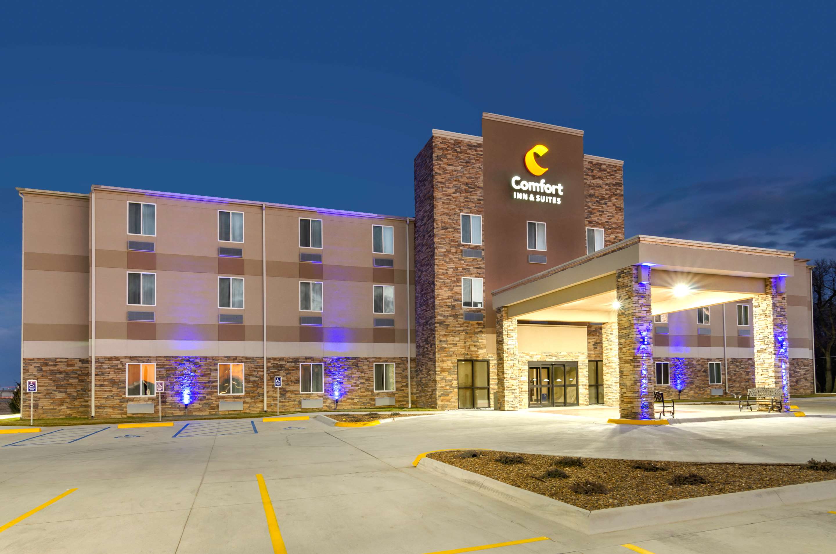 Hotel at night