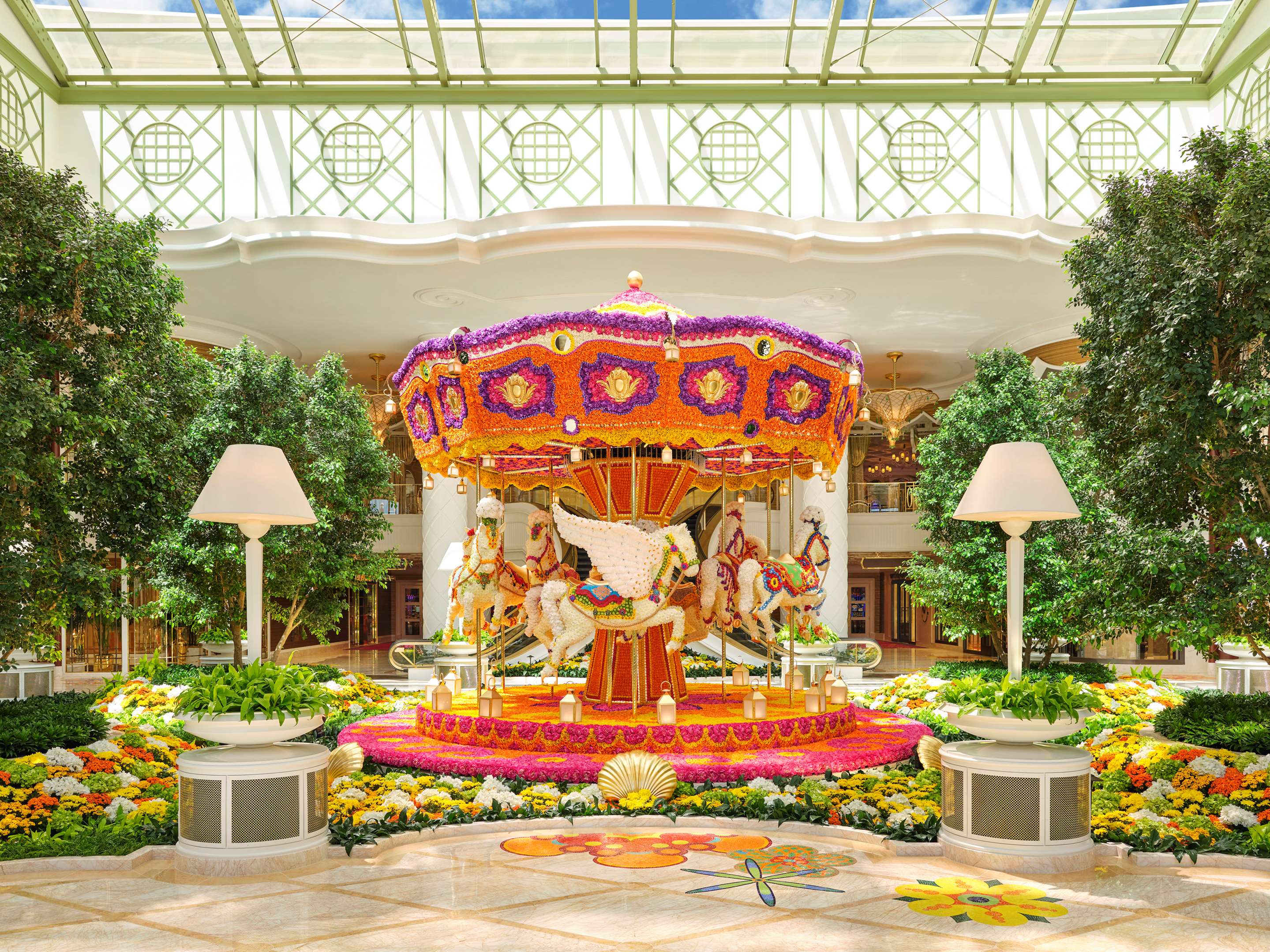 Atrium BH Carousel V Roger Davies | Encore Boston Harbor