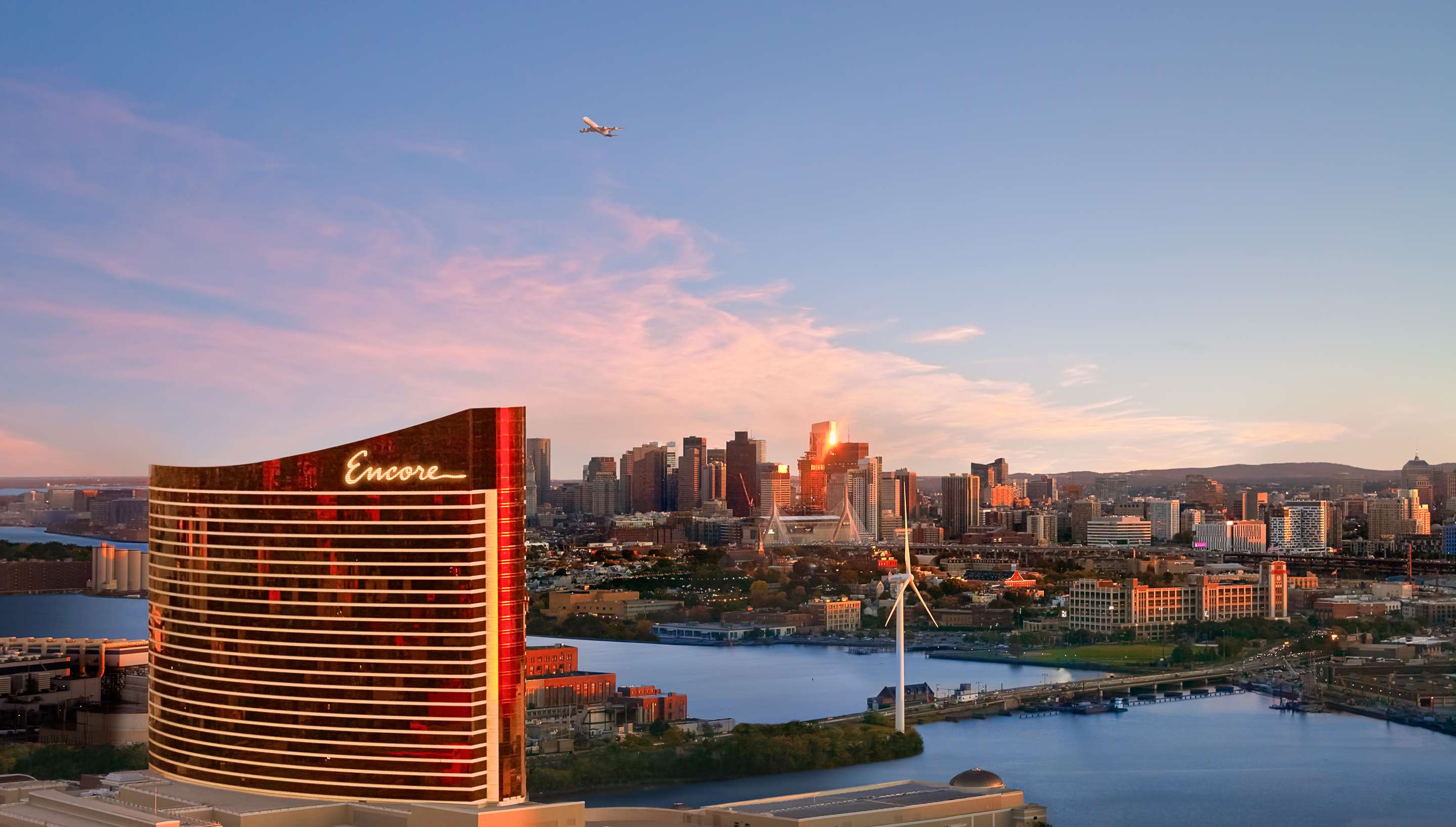 Encore Aerial | Encore Boston Harbor