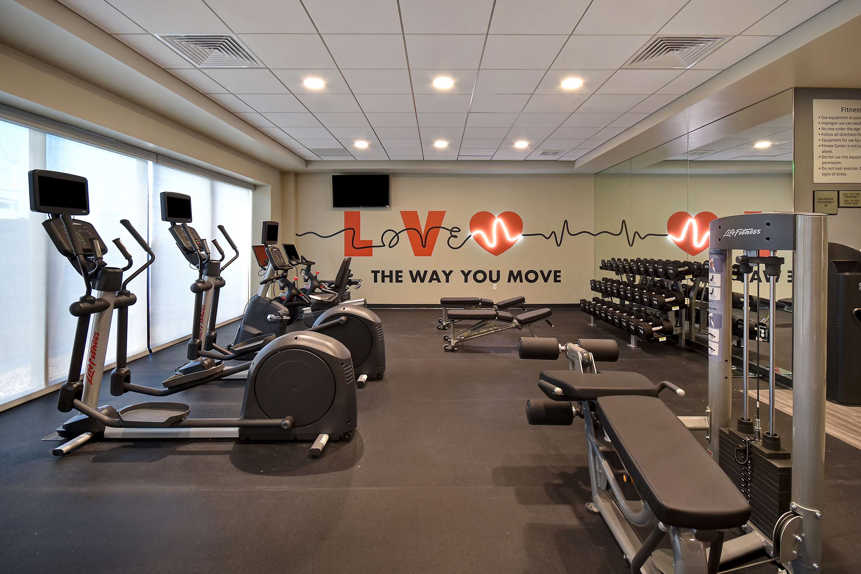 Health club fitness center gym