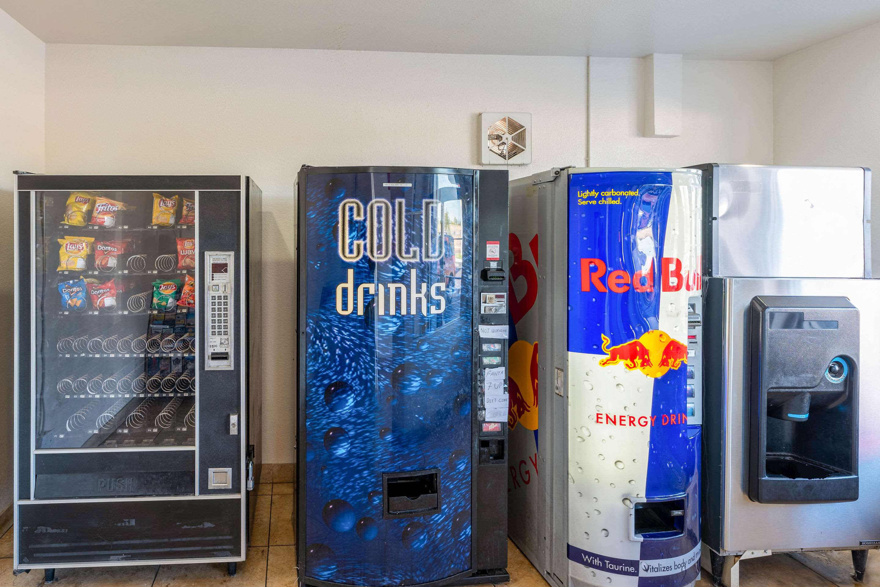 Hotel vending area