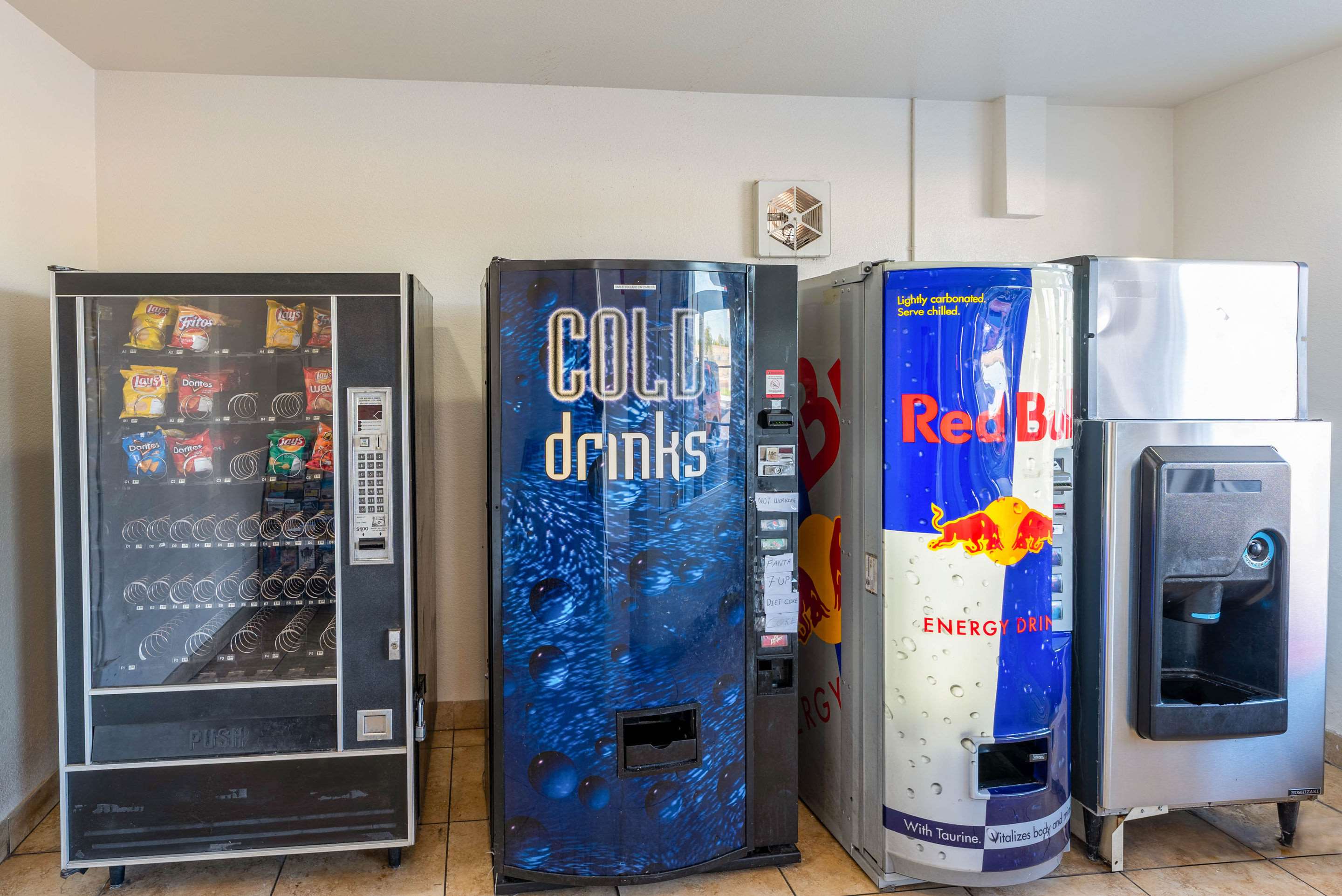Hotel vending area