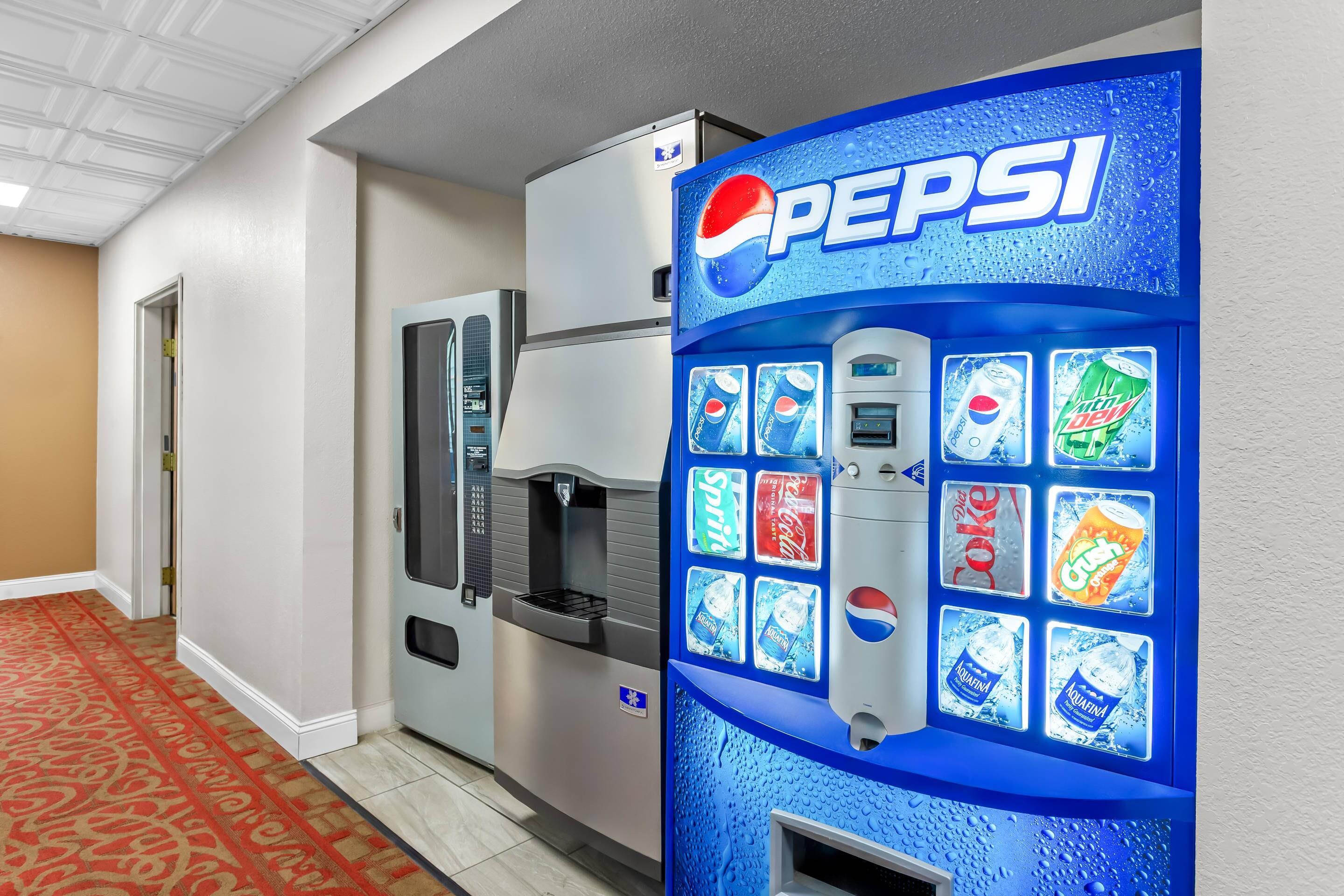 Hotel vending area