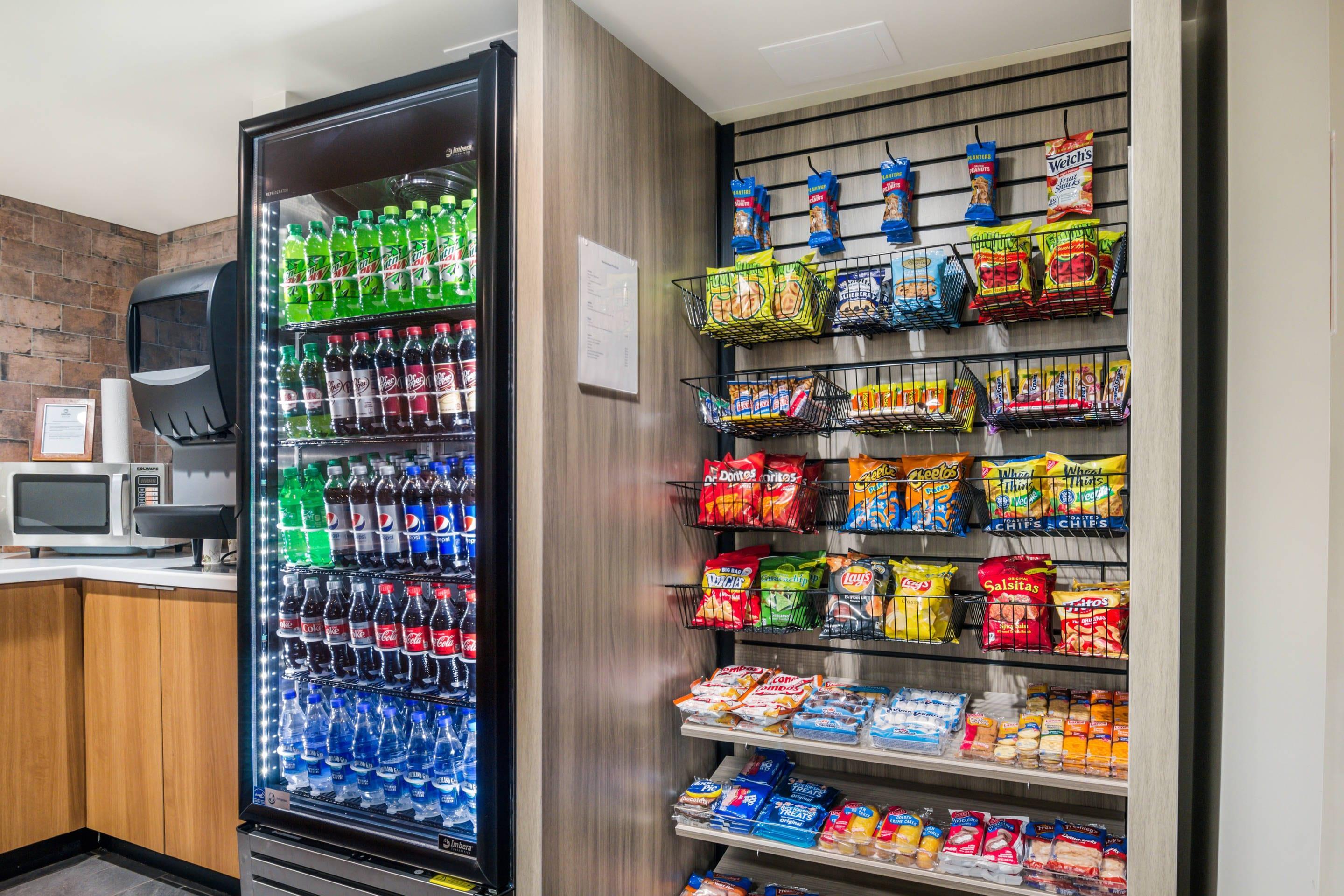 Hotel vending area