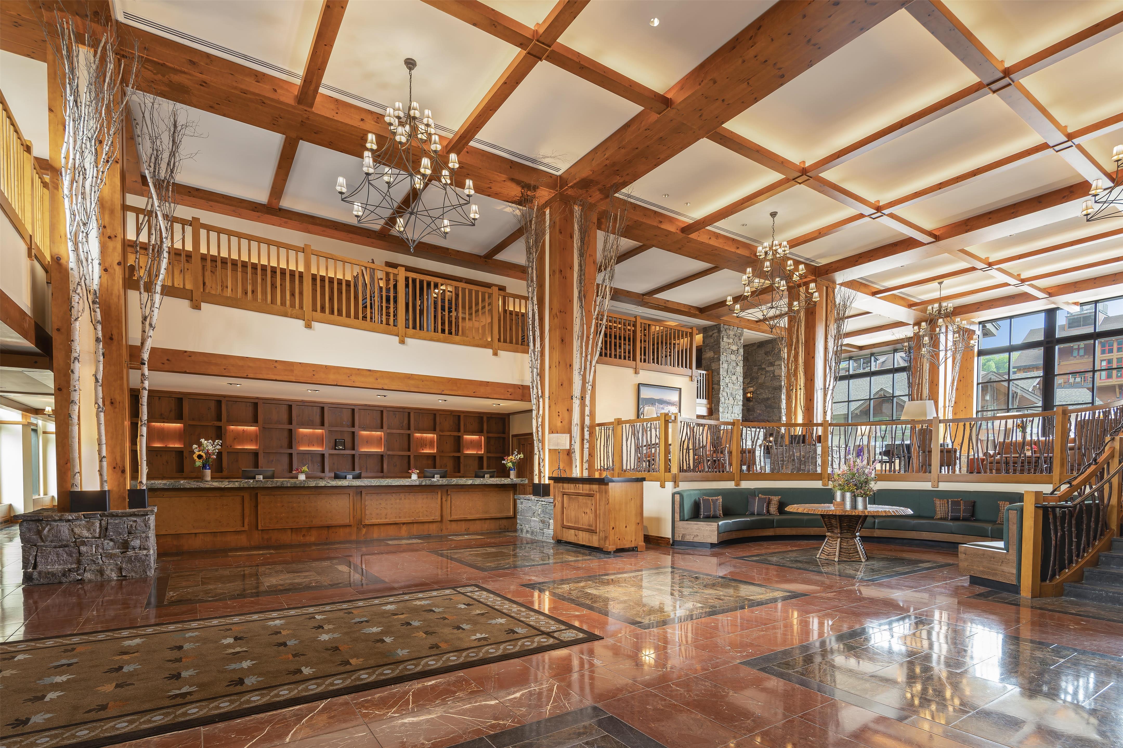 Lobby | The Lodge at Spruce Peak, a Destination by Hyatt Residence