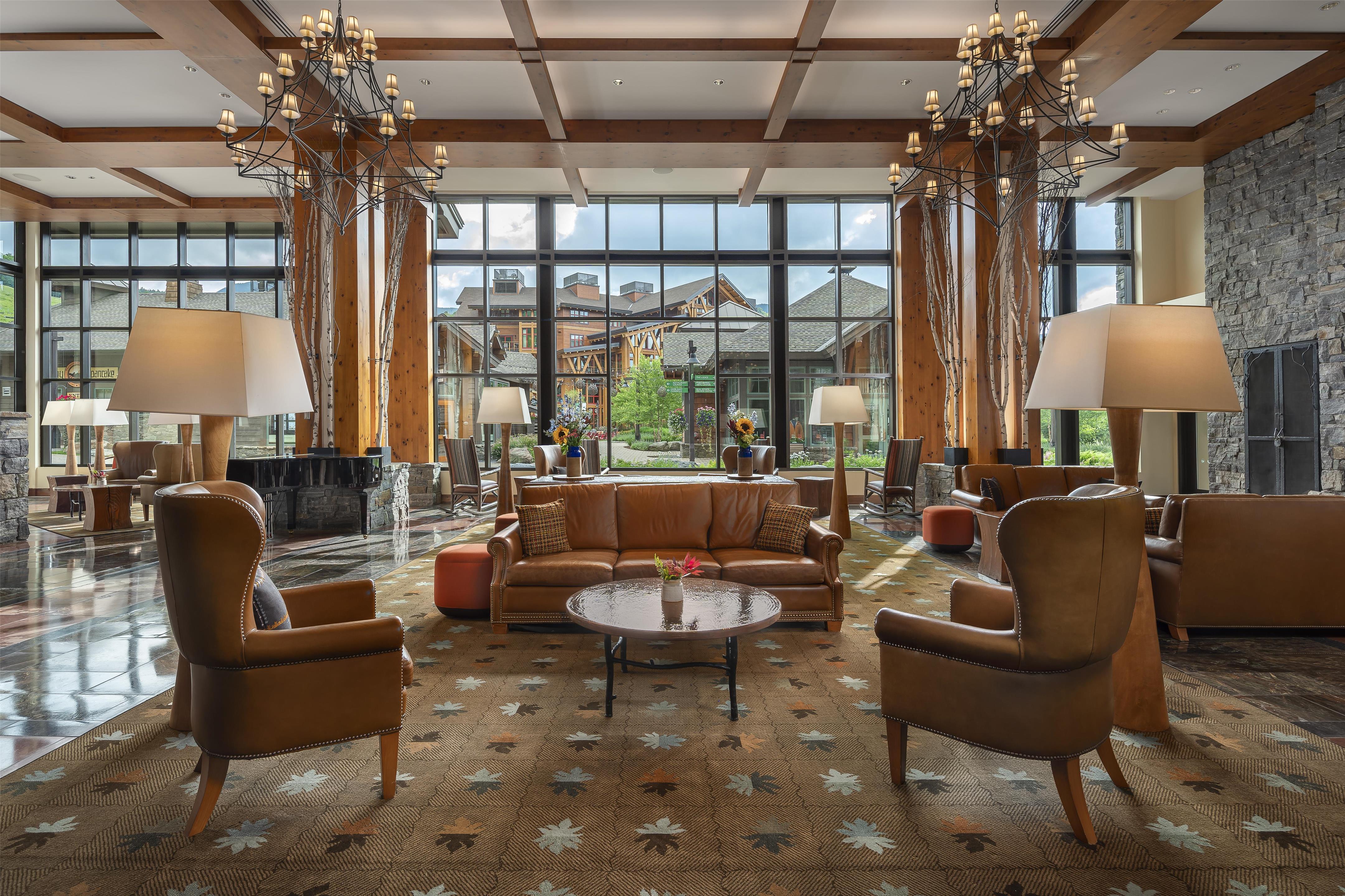 Lobby | The Lodge at Spruce Peak, a Destination by Hyatt Residence
