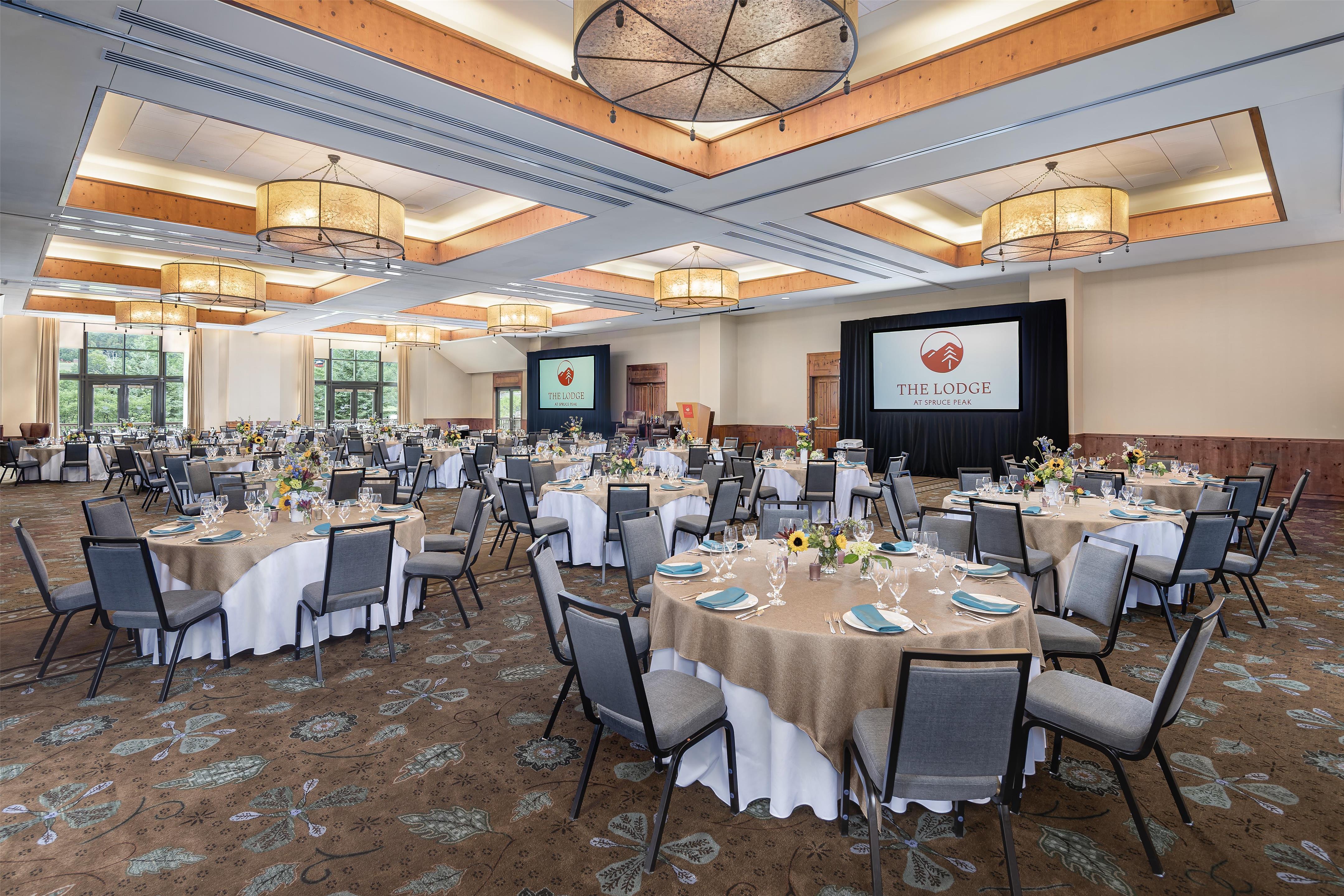 Ballroom | The Lodge at Spruce Peak, a Destination by Hyatt Residence