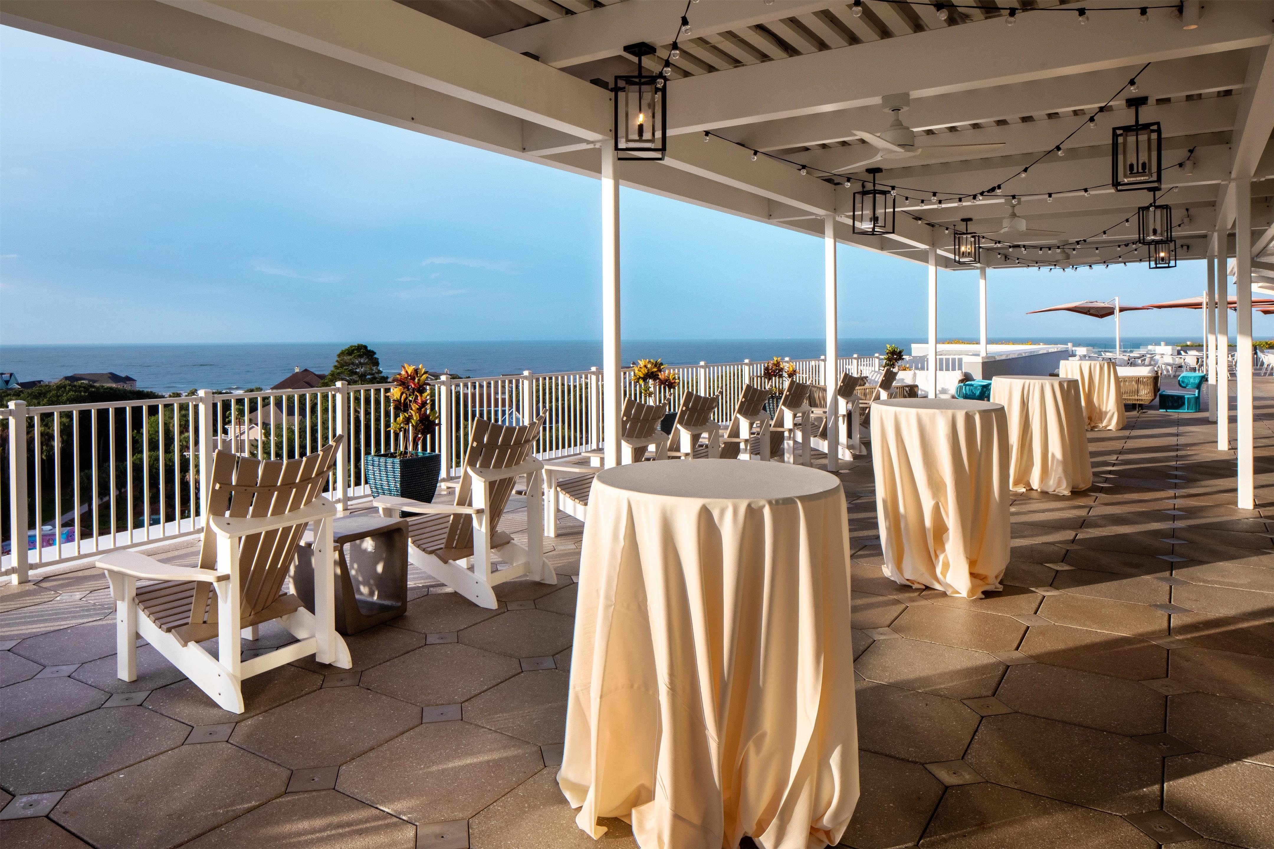 Patio Terrace | Wild Dunes Resort - Vacation Rentals