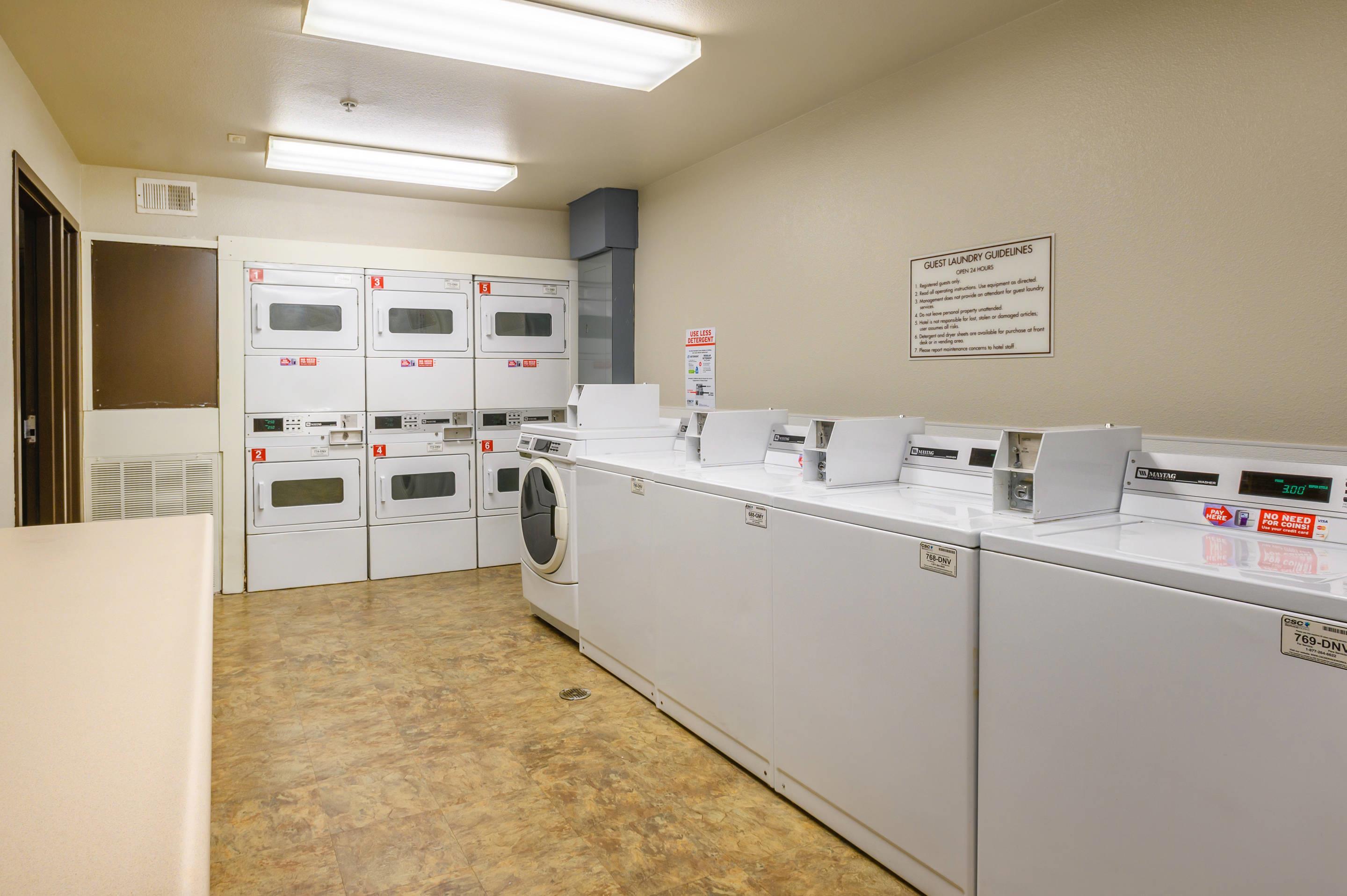 Guest laundry facilities