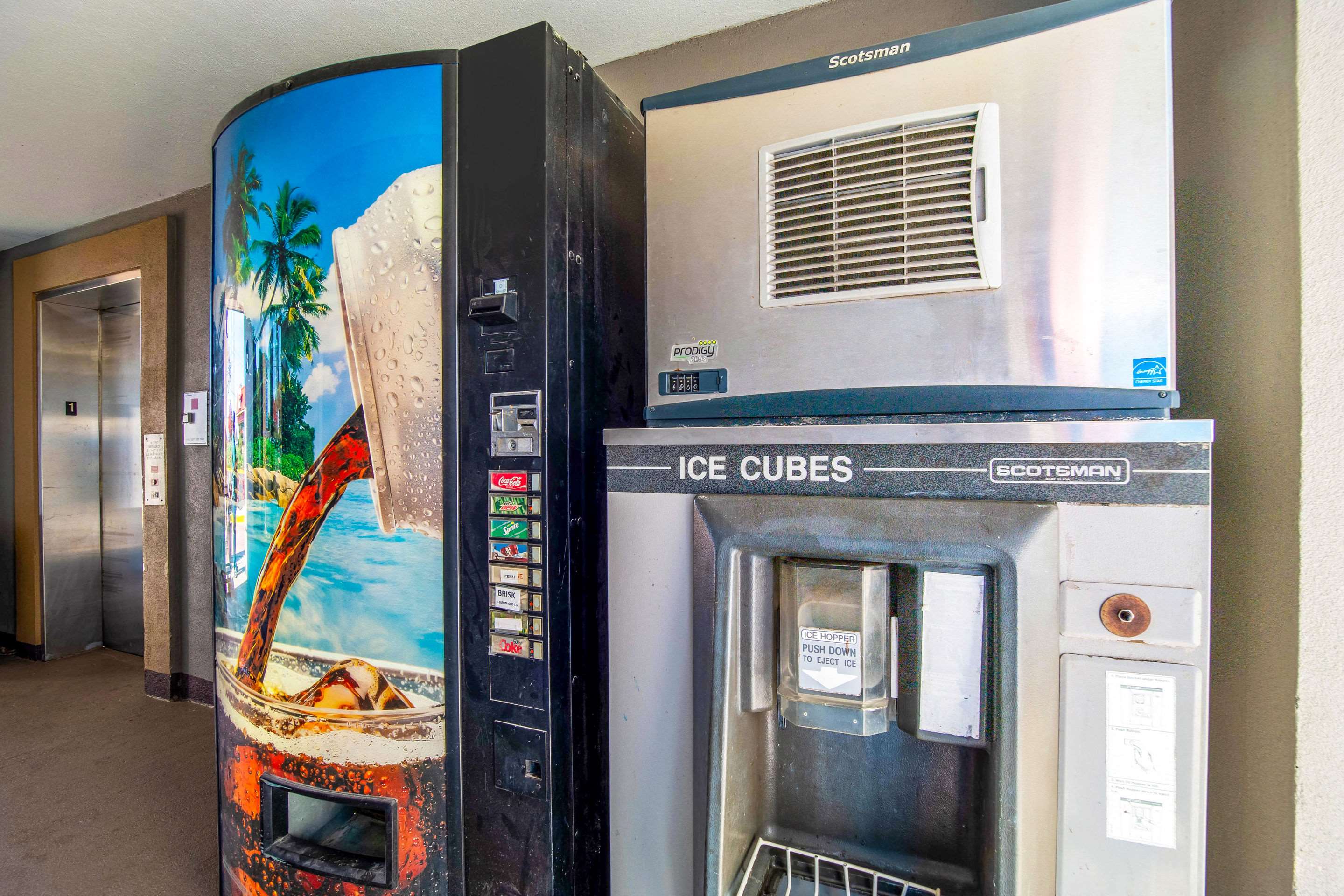 Hotel vending area