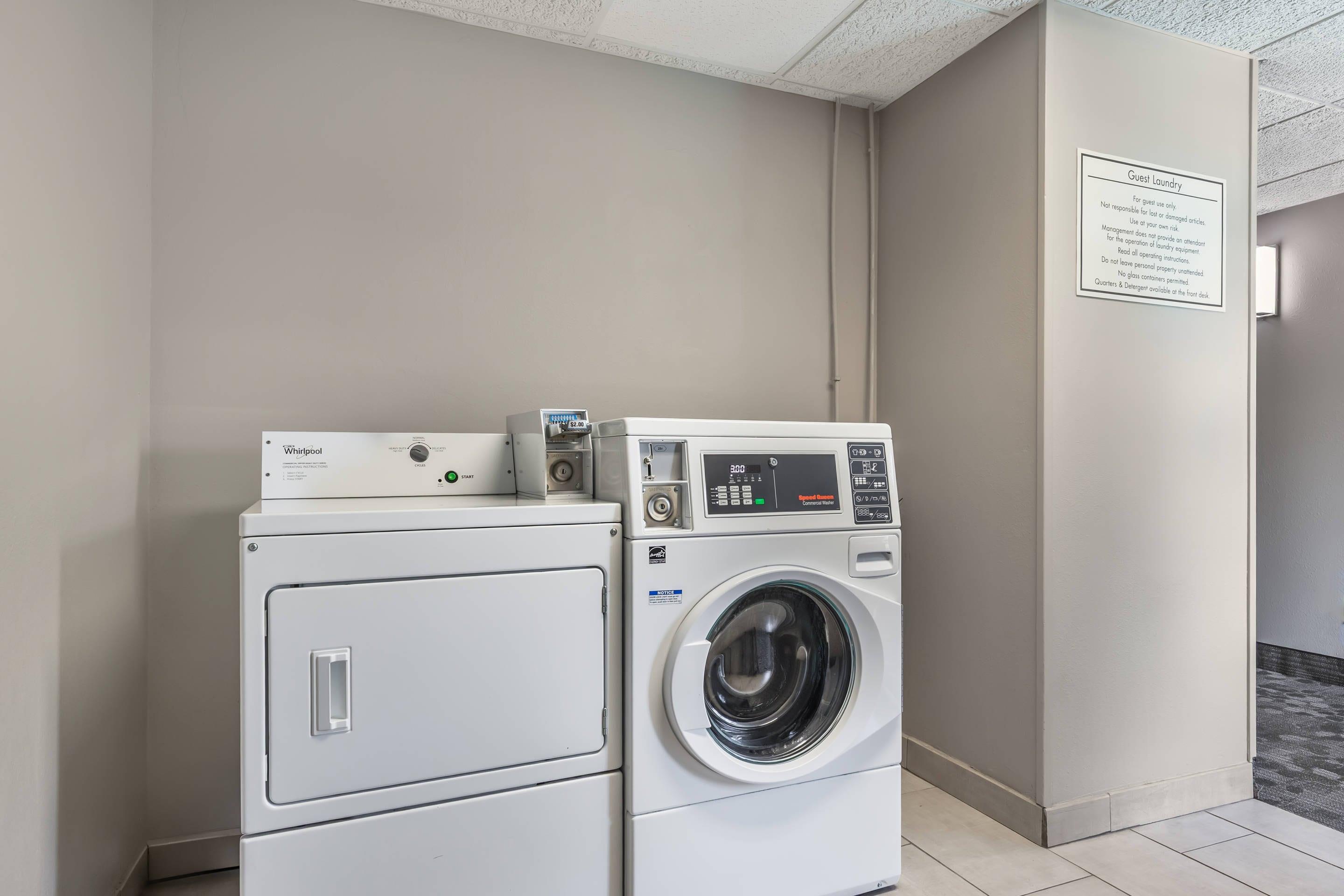 Guest laundry facilities