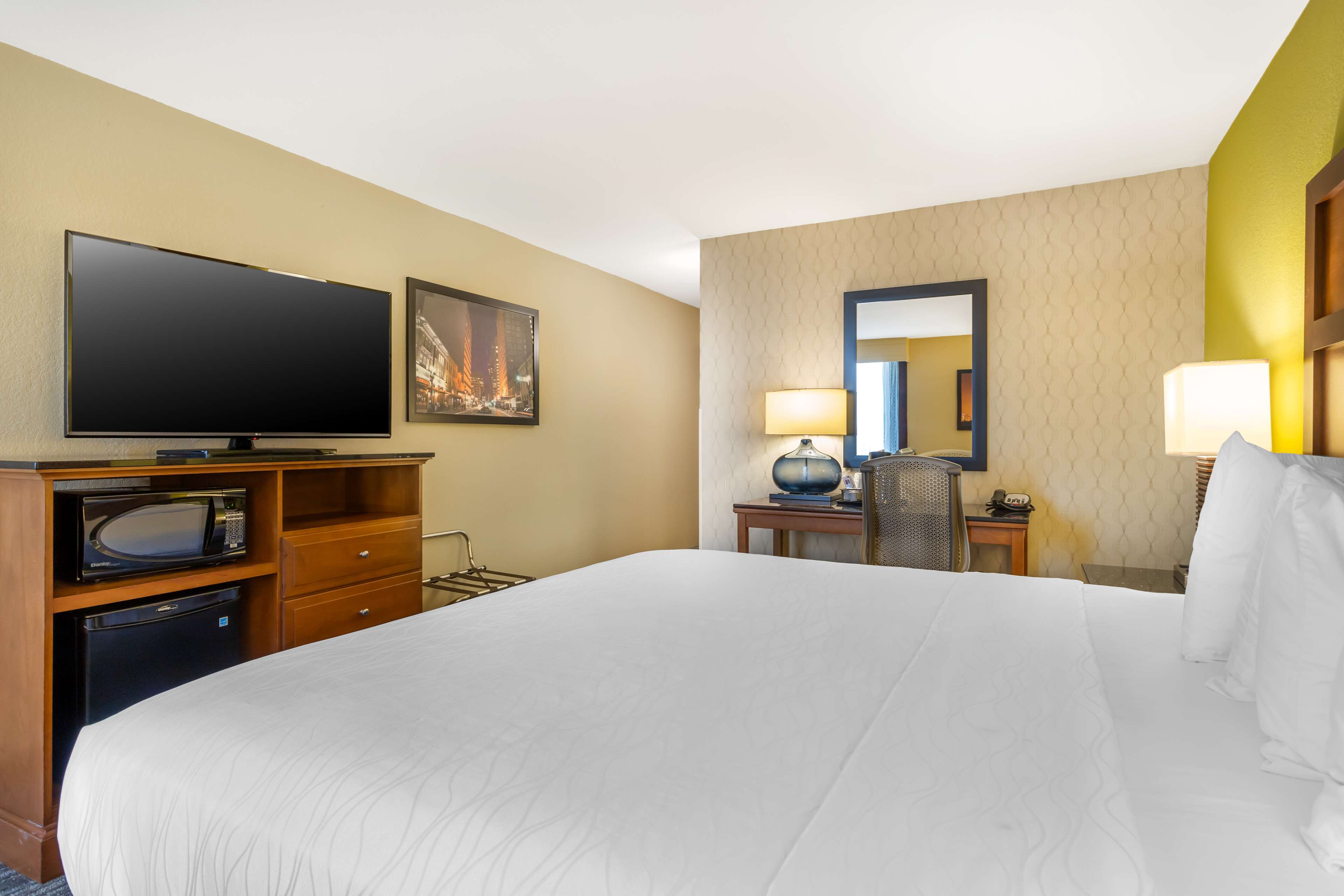 Best Western Plus Houston Energy Corridor Room Type - 1 King Bed, Non-Smoking, High Speed Internet Access, Microwave And Refrigerator, Desk, Flat Screen T