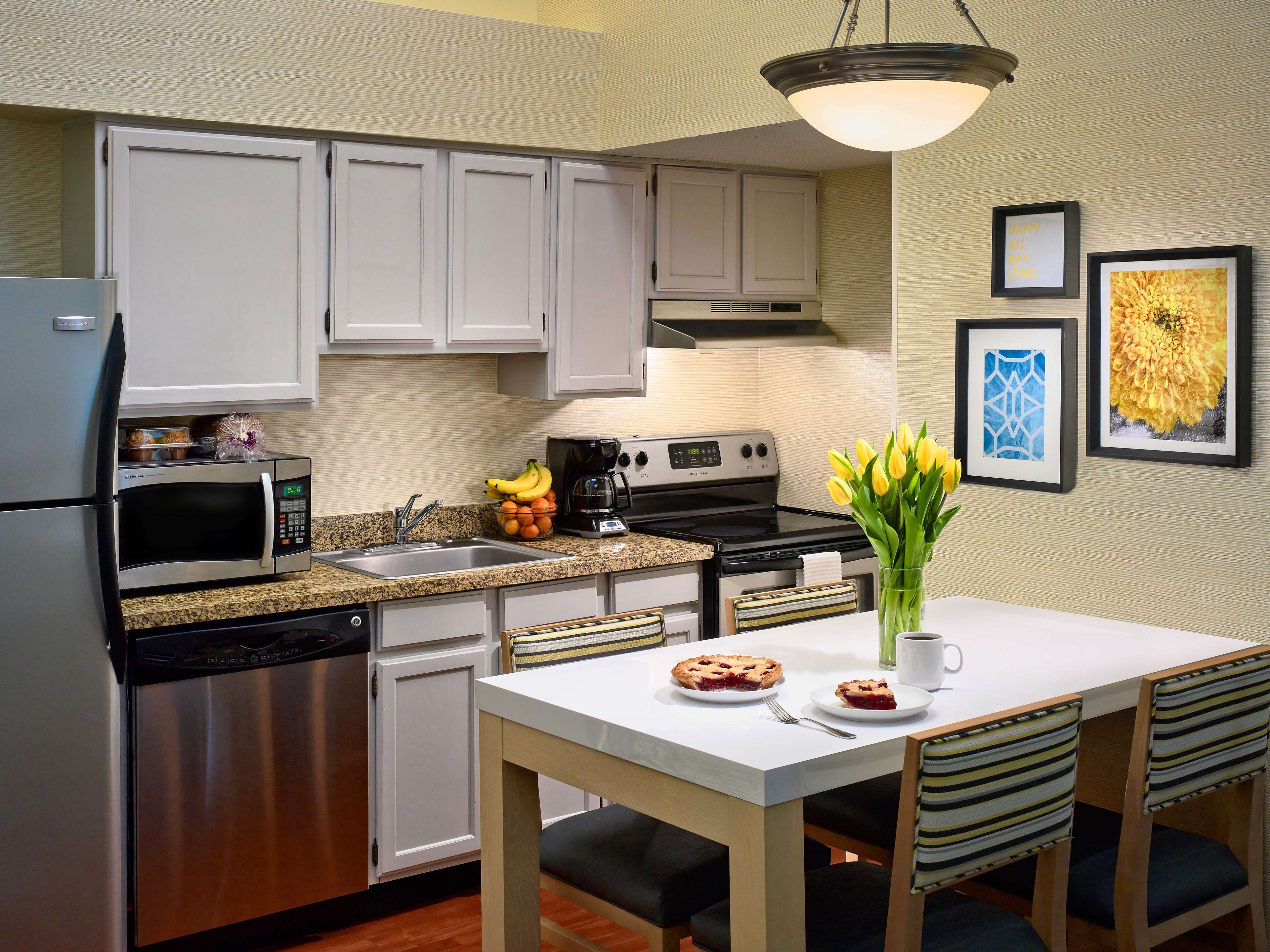 Two Bedroom Loft Suite - King + Two Doubles - Fireplace image