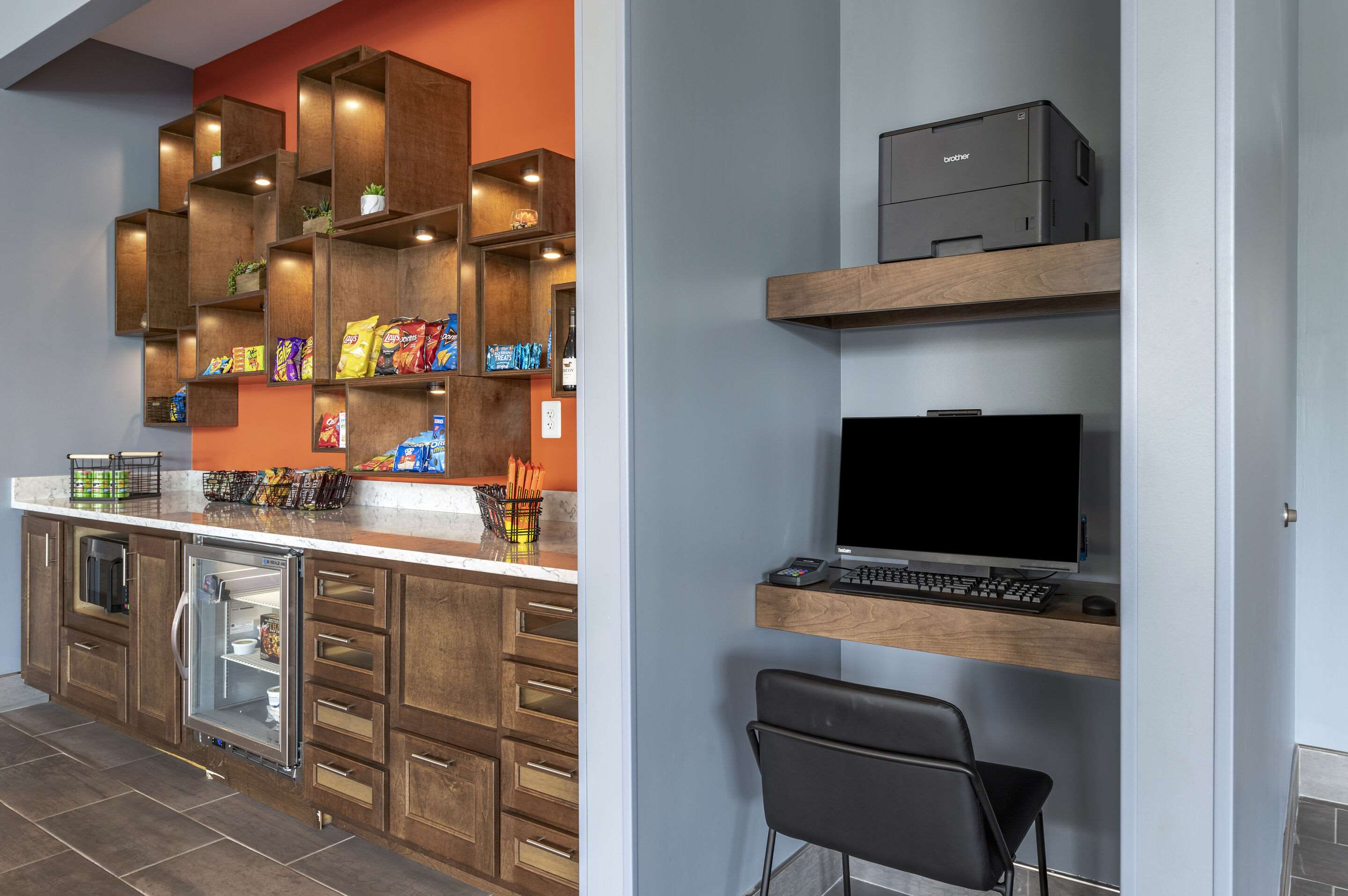 Computer in the lobby | Cambria Hotel Nashville Airport
