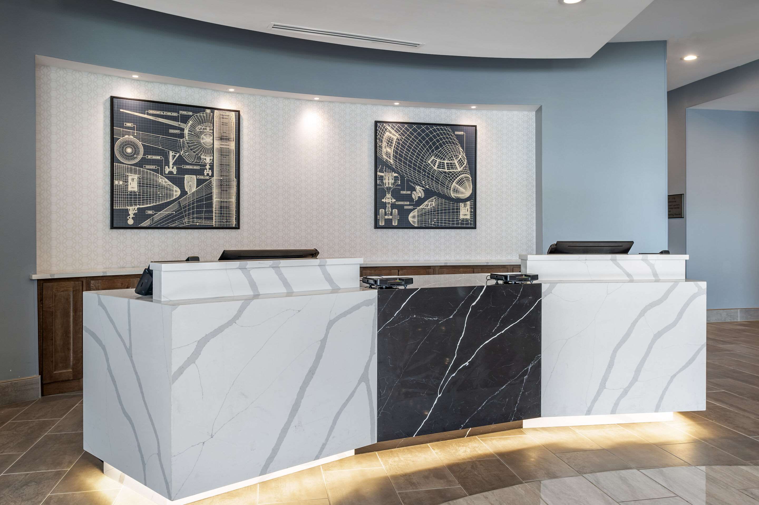 Front desk with friendly staff | Cambria Hotel Nashville Airport