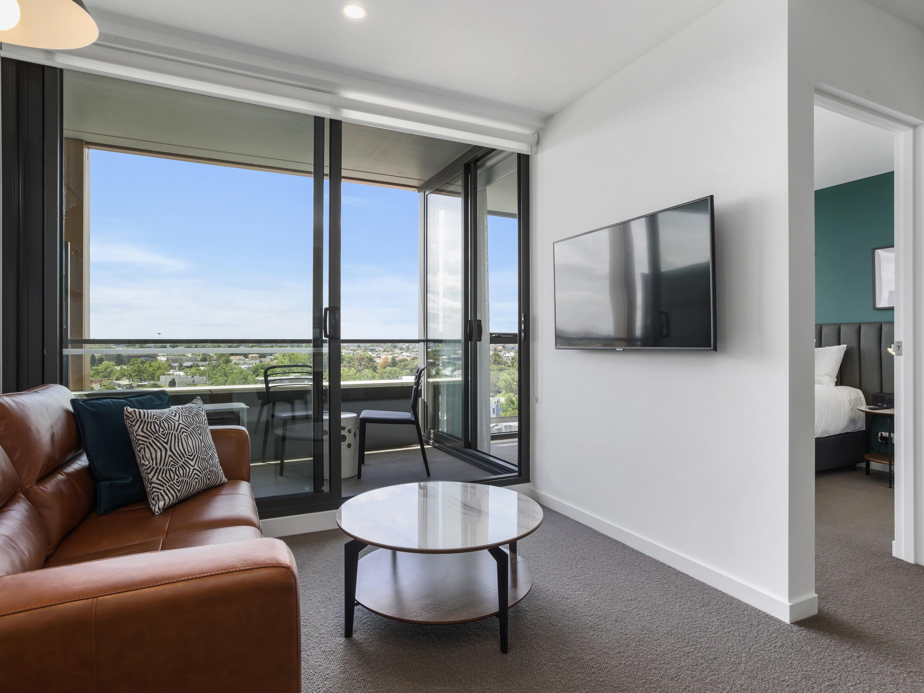 The Sebel Melbourne Moonee Ponds Room Type - 1 Bedroom Apartment with Twin Beds and Balcony (2 single beds or 1 king bed) The Sebel Melbourne Moonee Ponds Room Type - 1 Bedroom Apartment with Twin Beds and Balcony (2 single beds or 1 king bed)