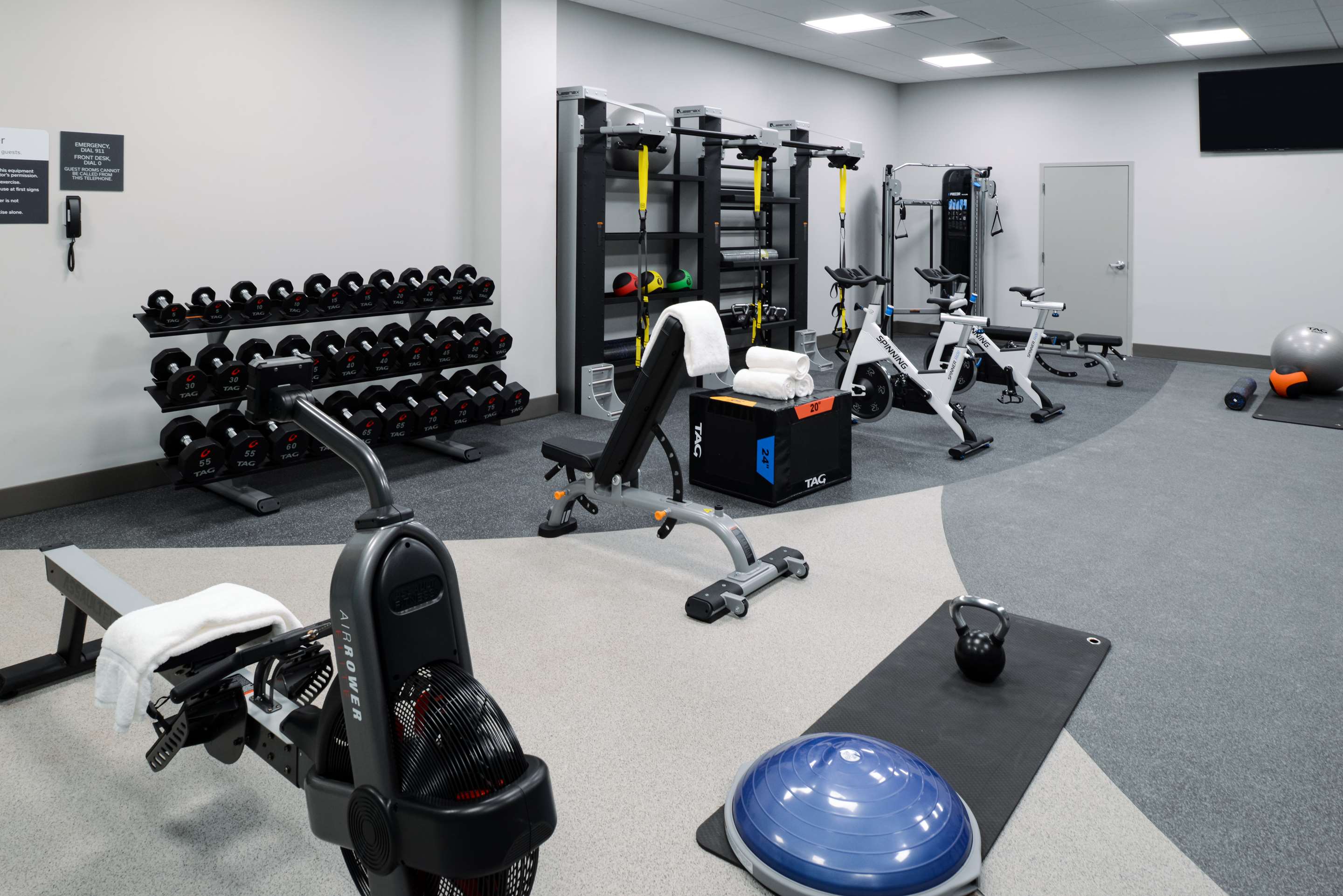 Health club fitness center gym