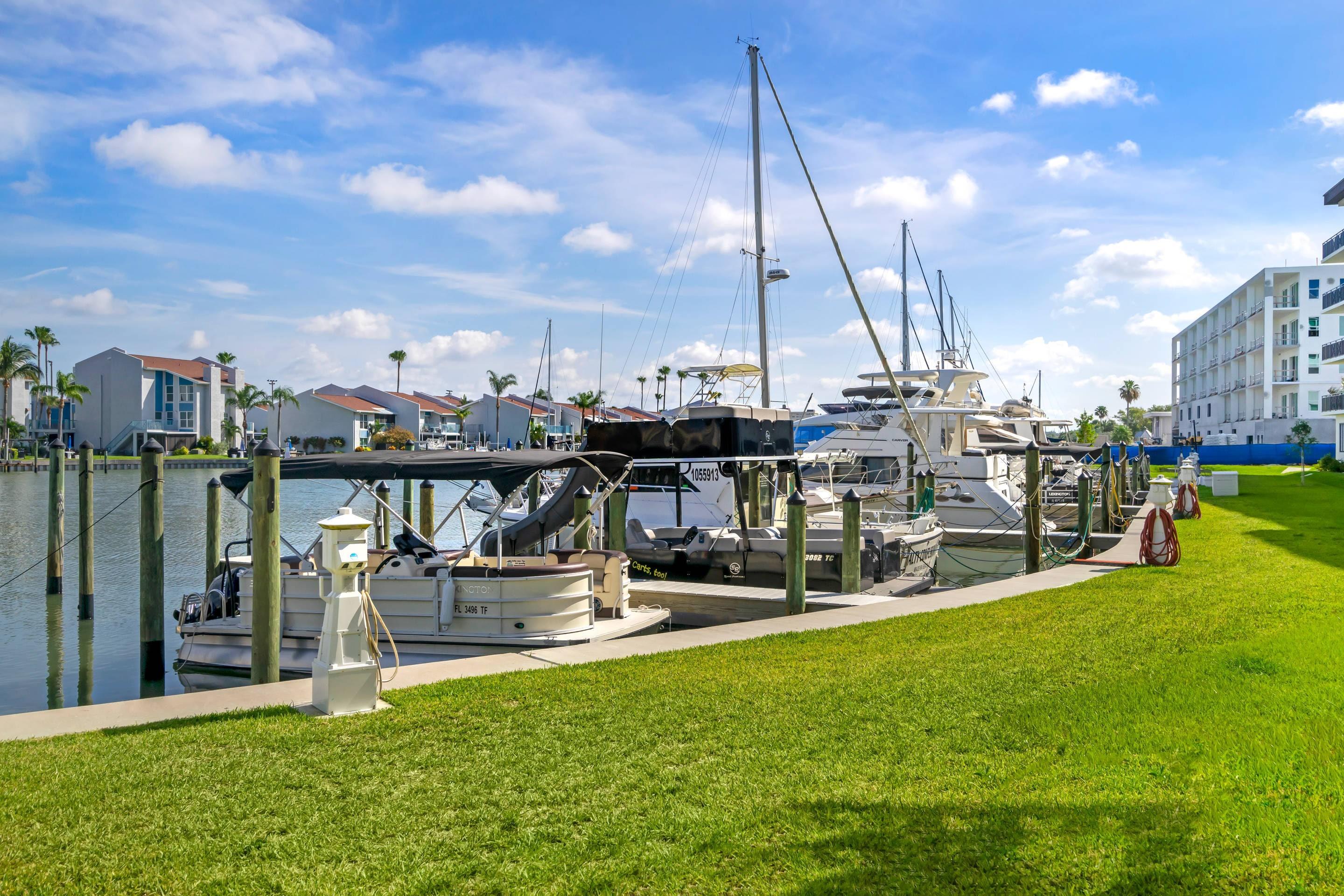 Dock | Cambria Hotel St Petersburg-Madeira Beach Marina