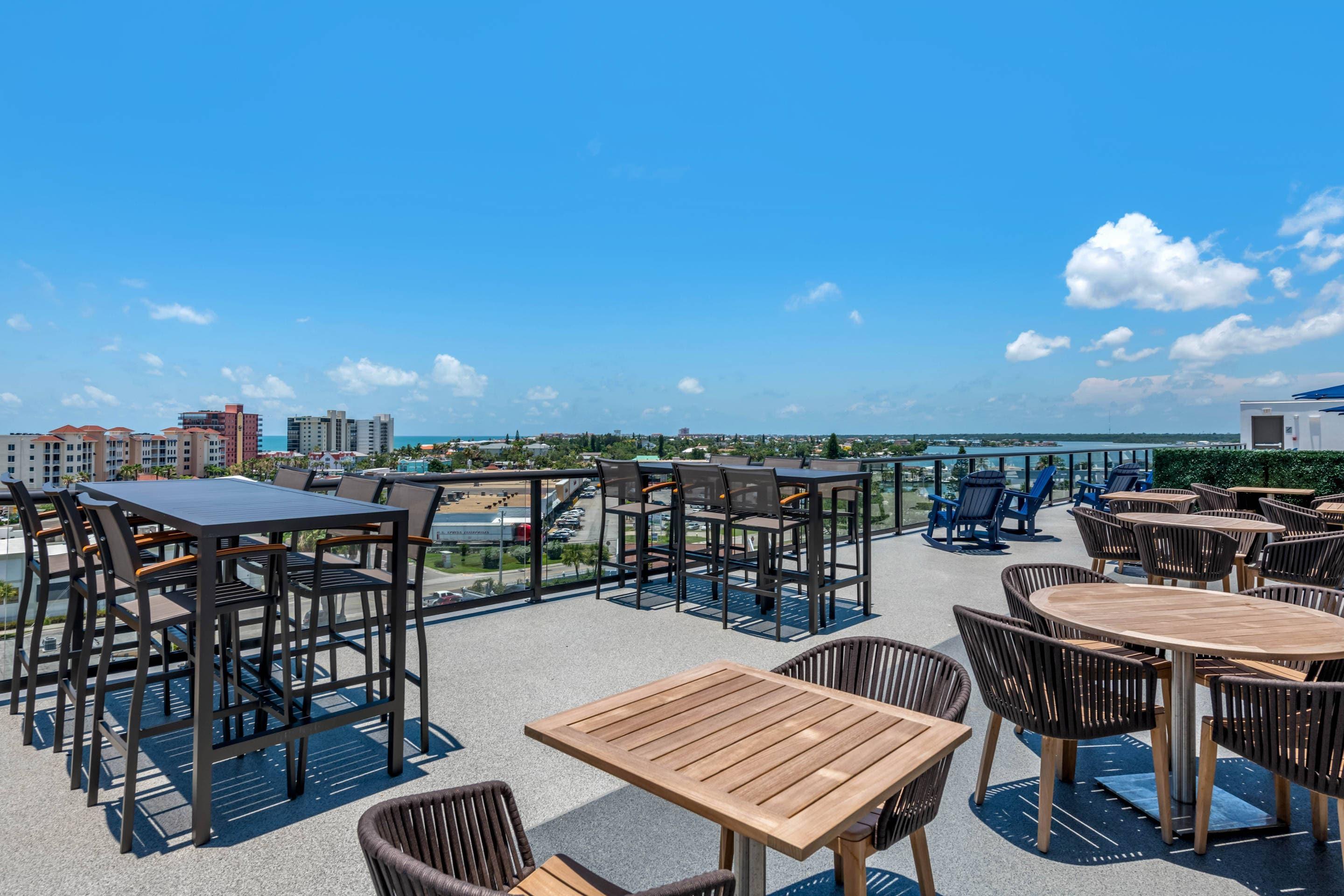 Hotel patio | Cambria Hotel St Petersburg-Madeira Beach Marina