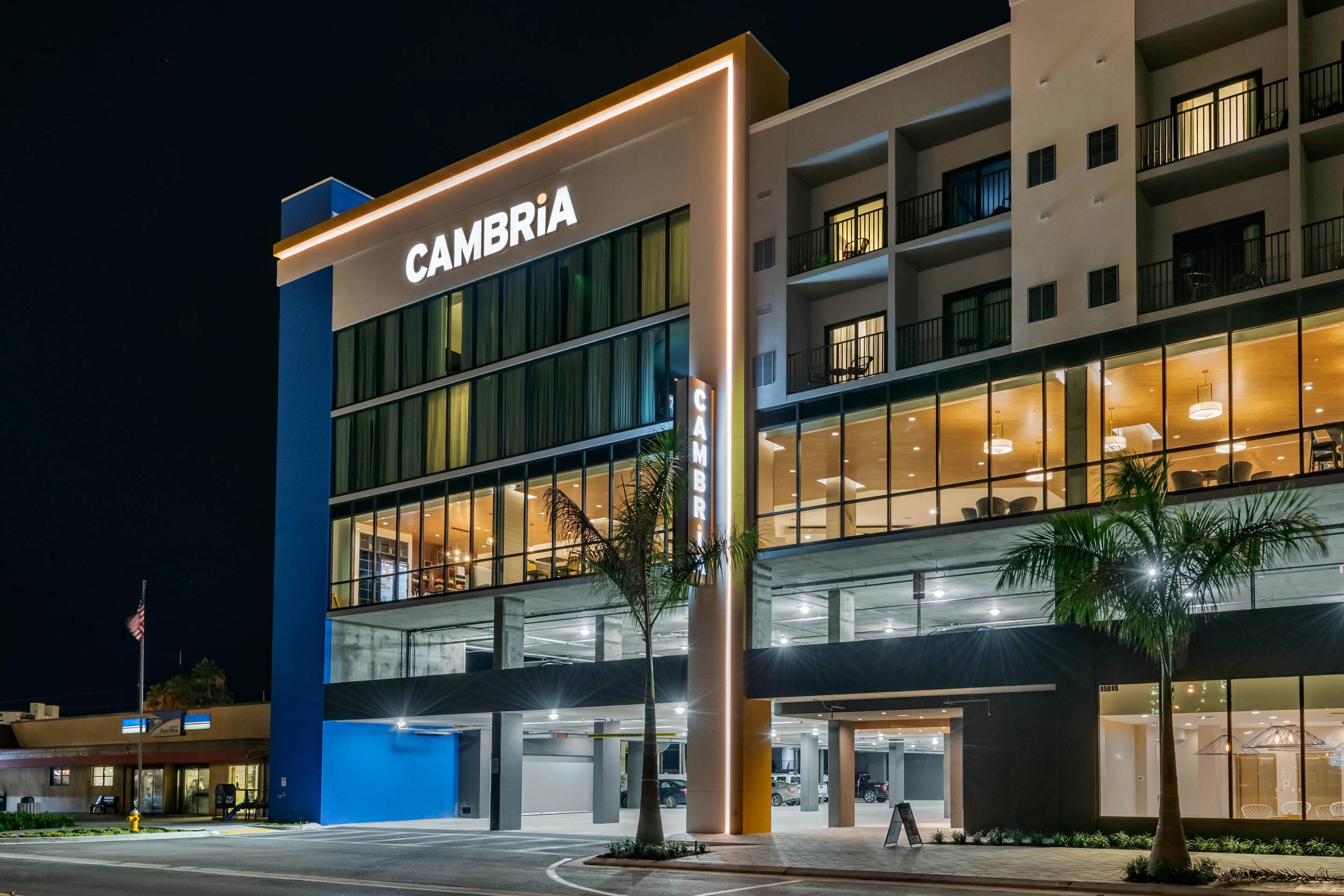 Hotel at night | Cambria Hotel St Petersburg-Madeira Beach Marina