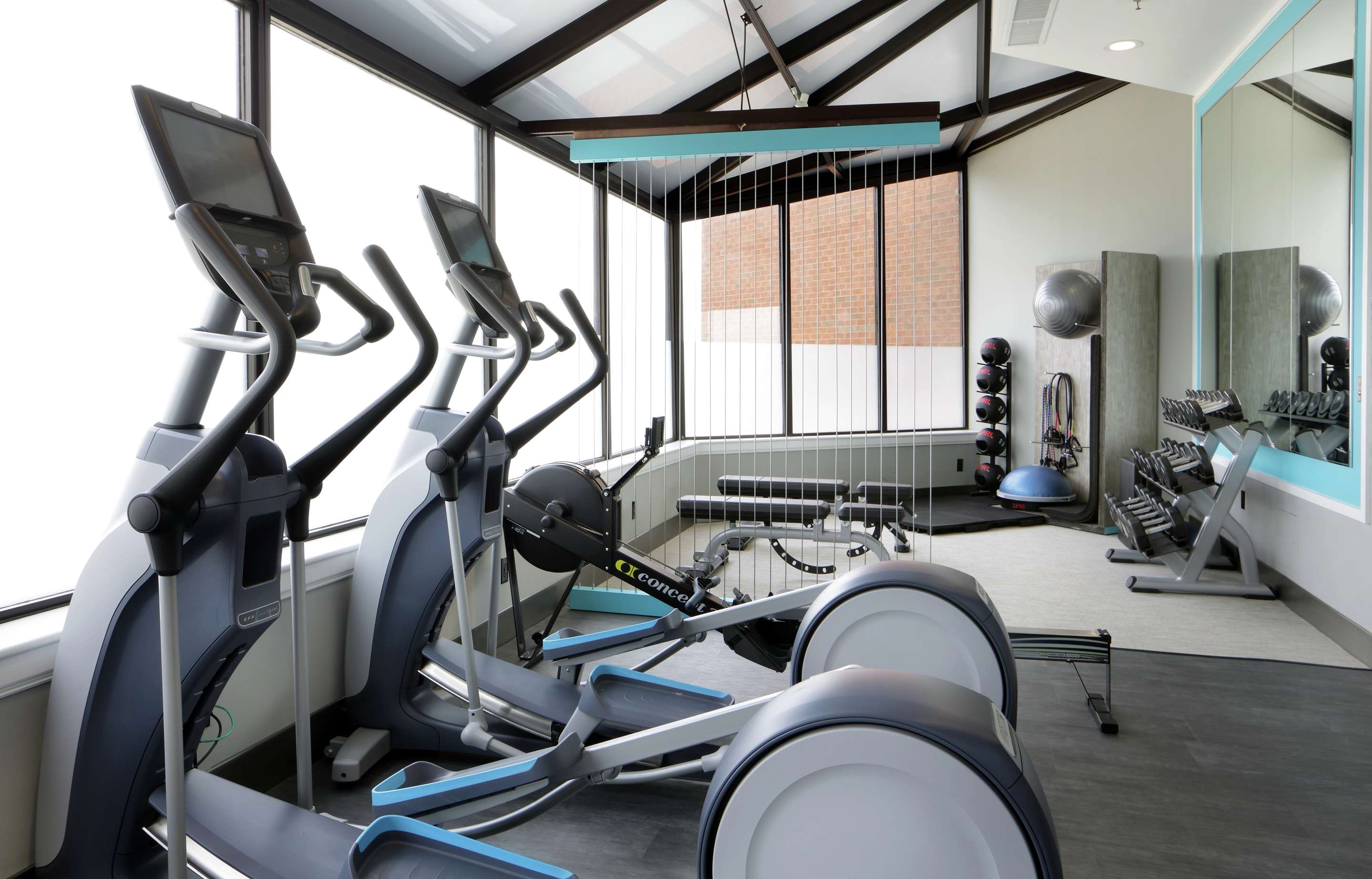 Health club fitness center gym | The Verve Hotel Boston Natick, Tapestry Collection by Hilton