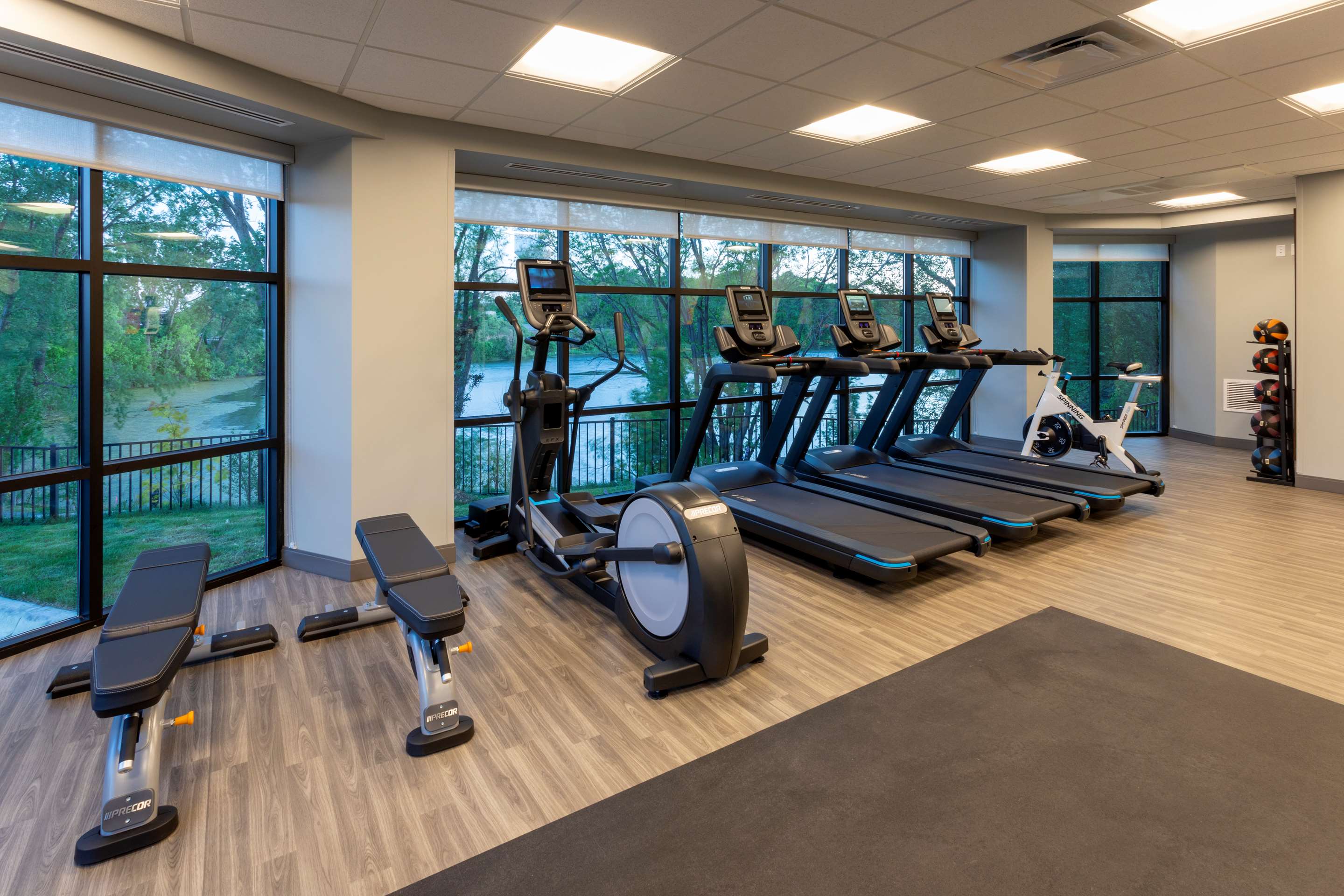 Health club fitness center gym