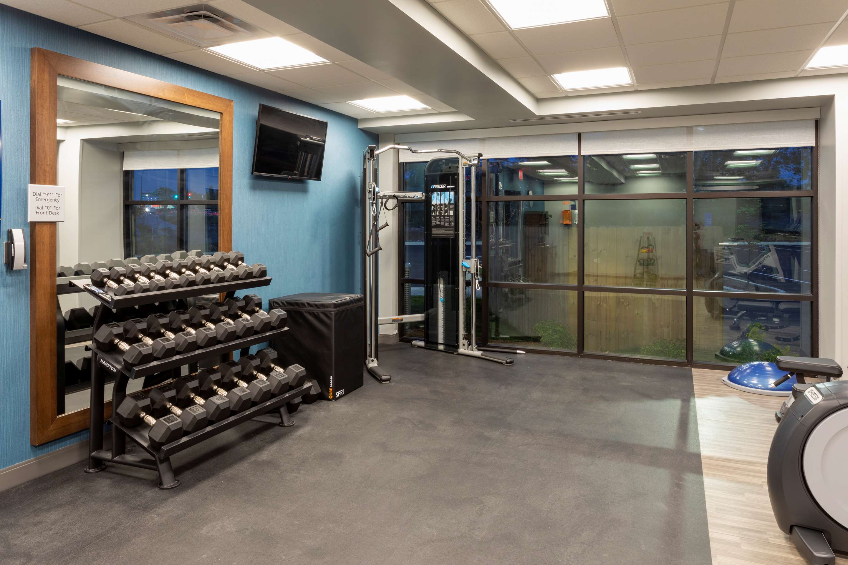 Health club fitness center gym