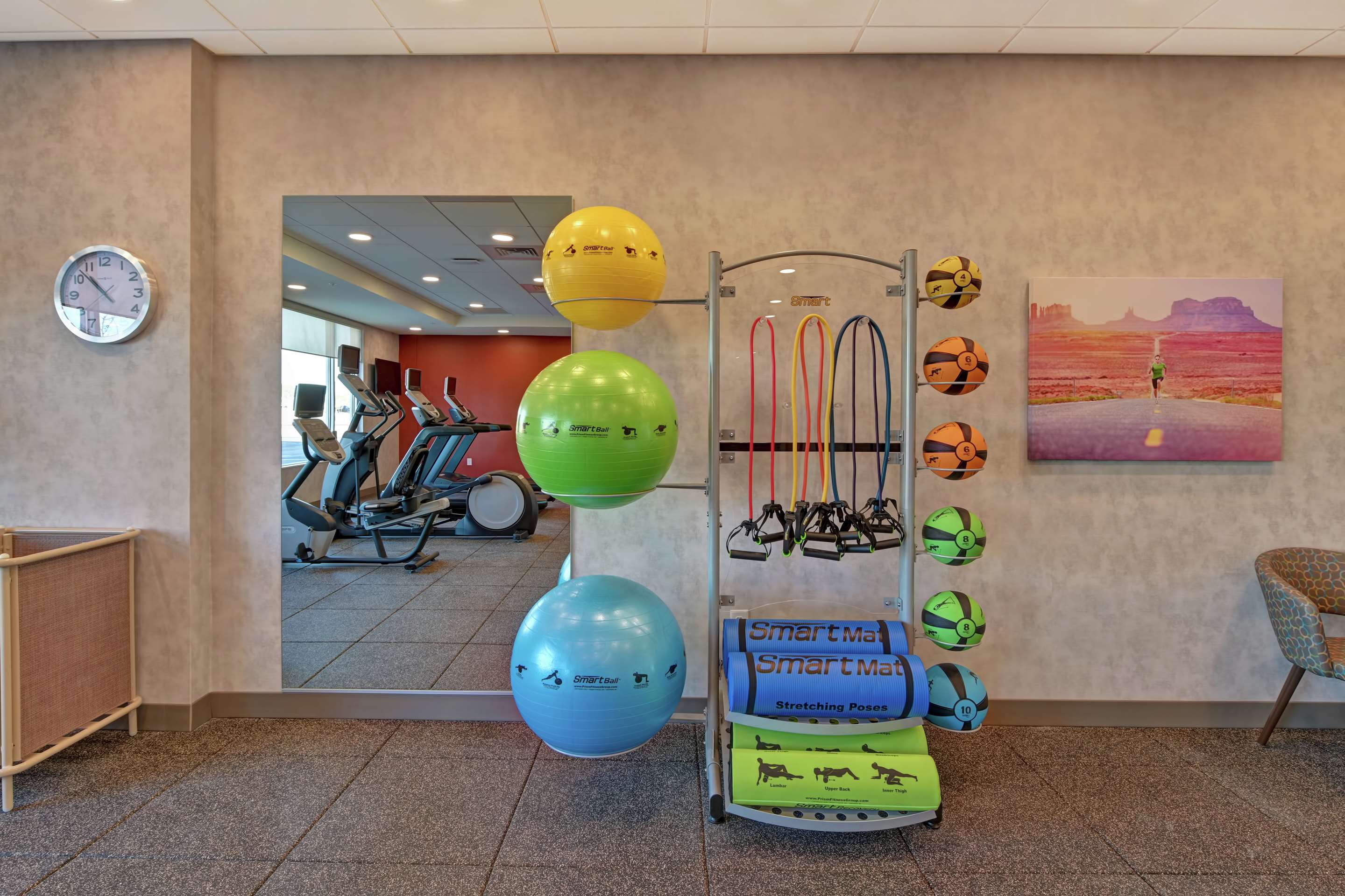 Health club fitness center gym