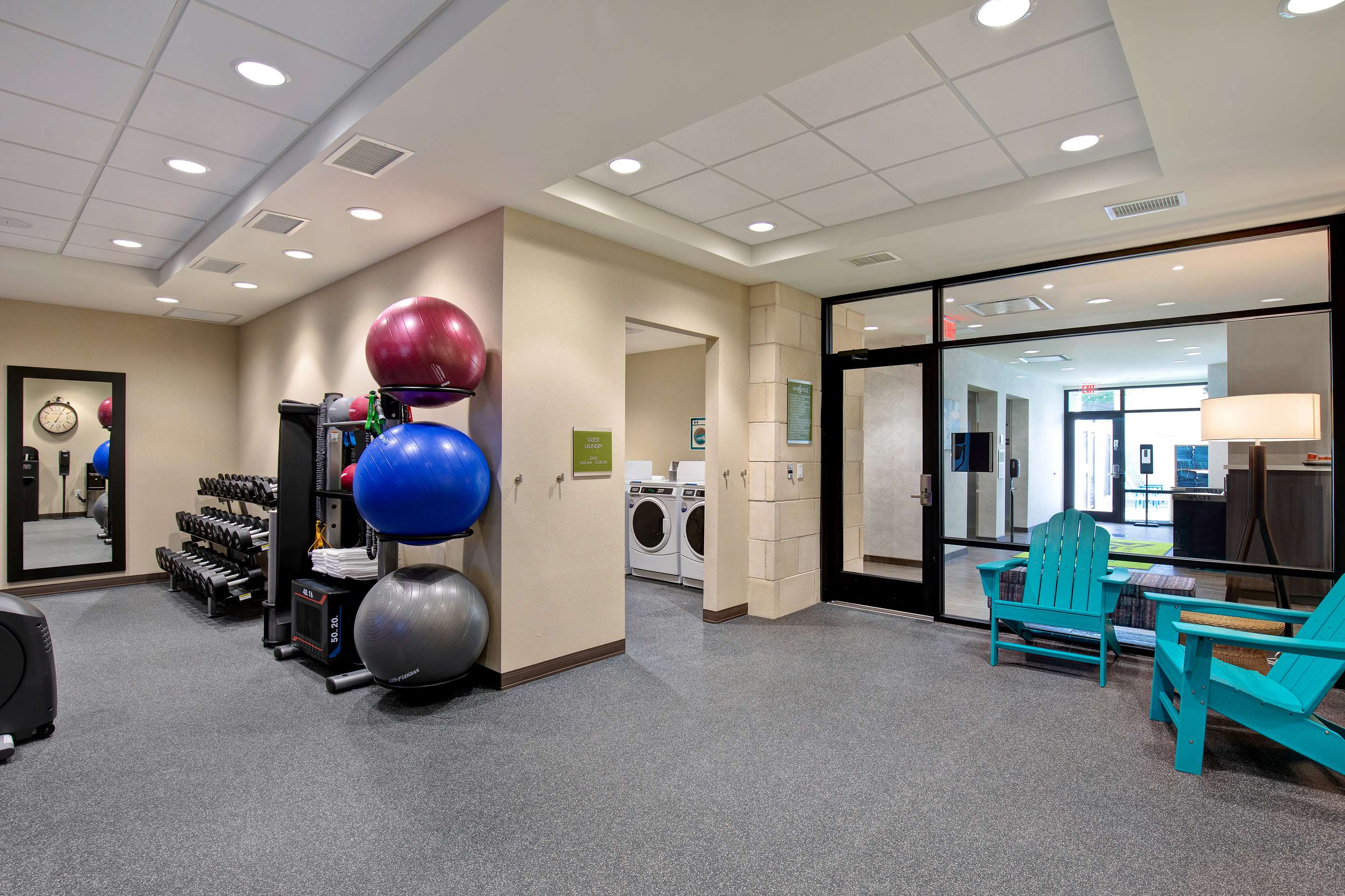 Health club fitness center gym | Home2 Suites by Hilton Lewisville Dallas
