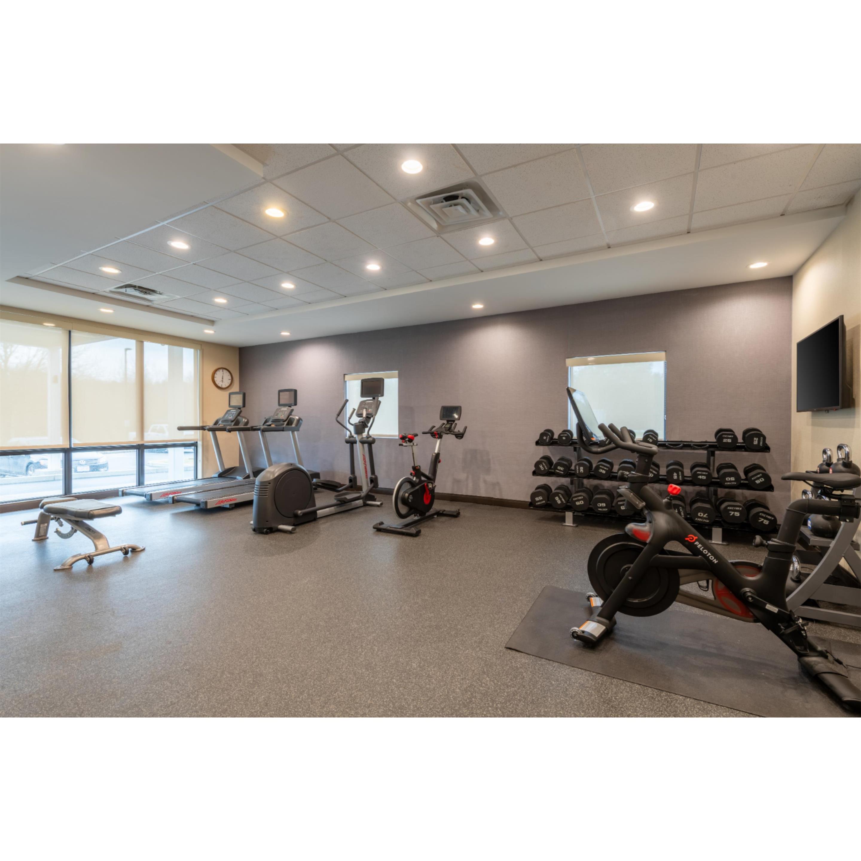 Health club fitness center gym | Home2 Suites Raynham/Taunton, MA