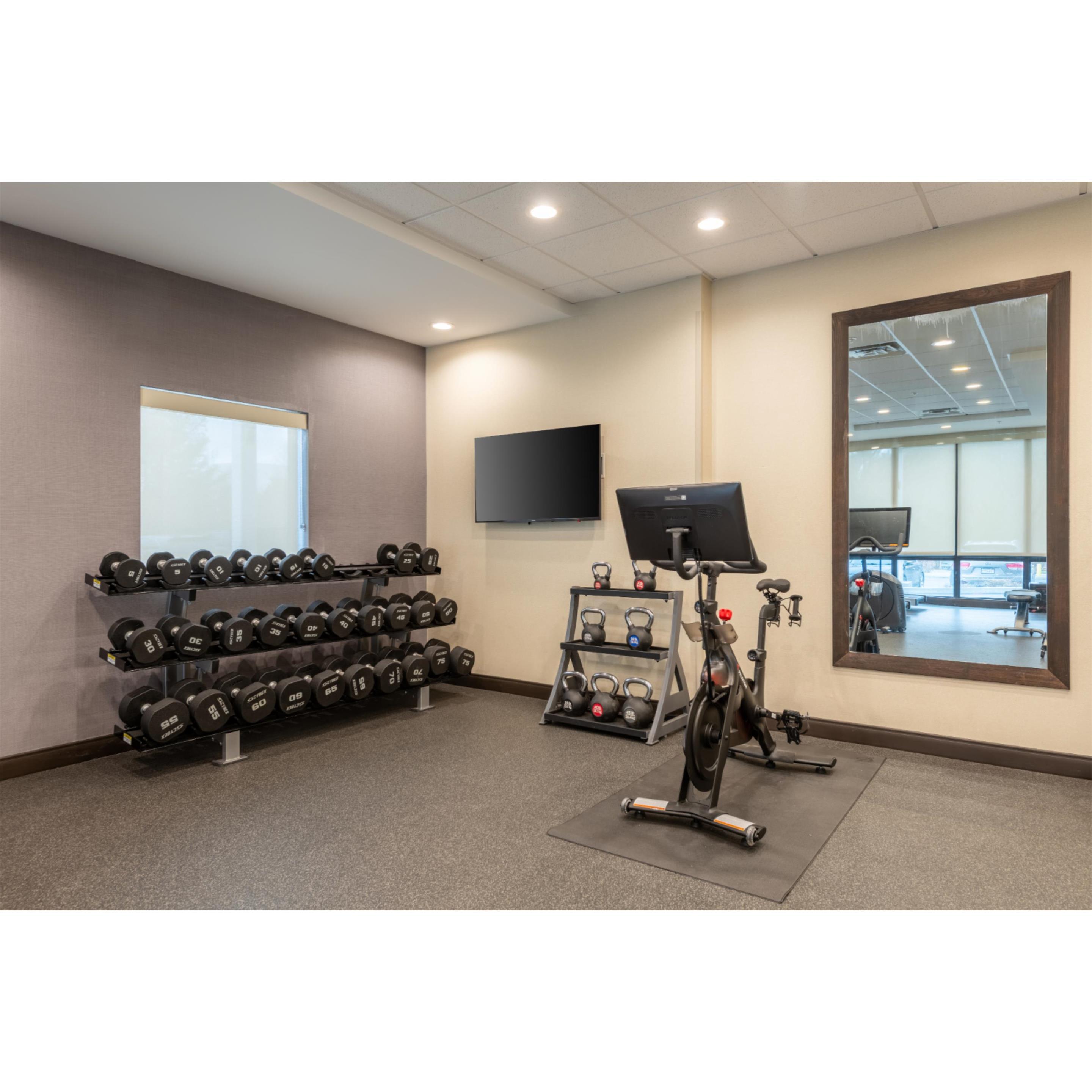 Health club fitness center gym | Home2 Suites Raynham/Taunton, MA