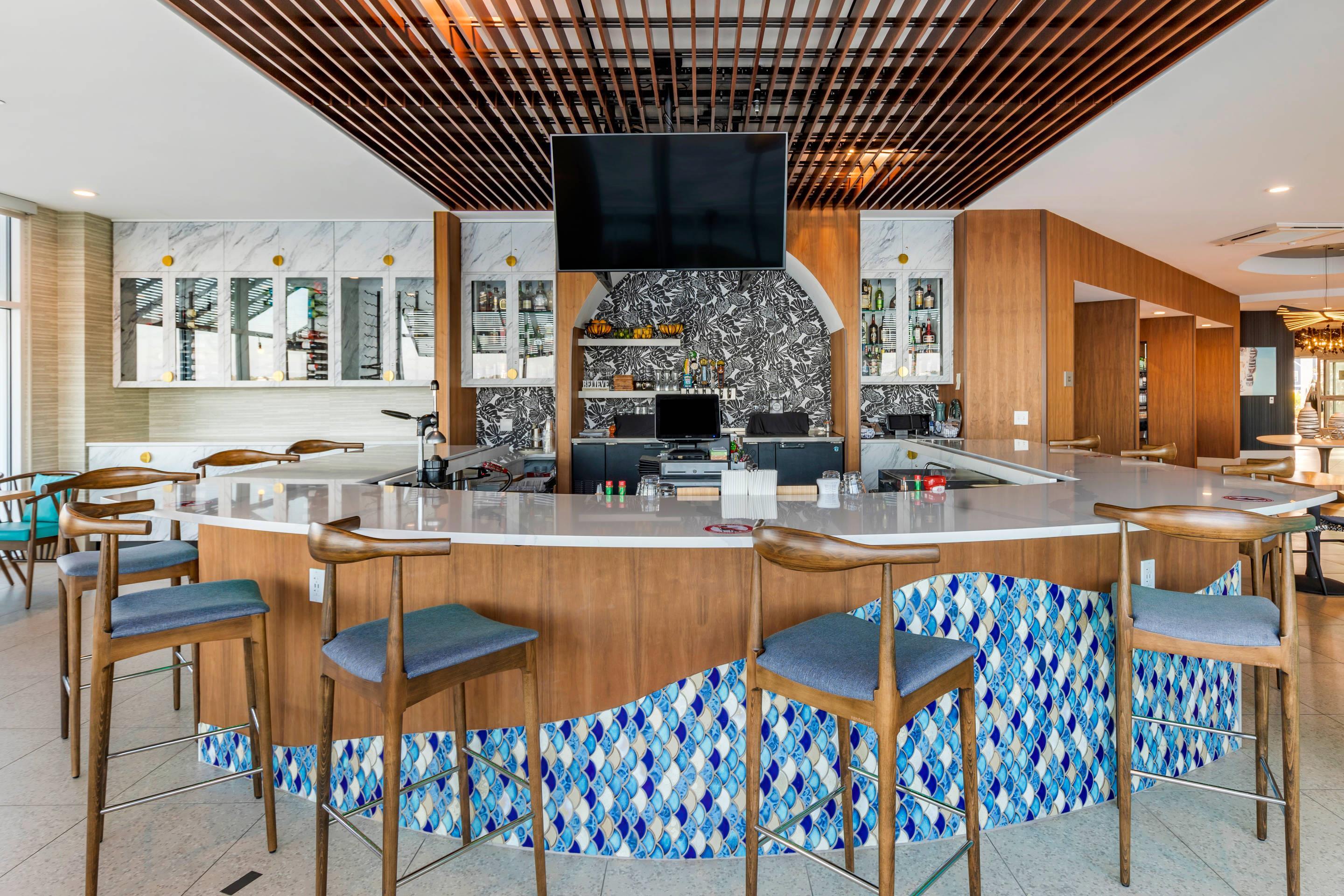 Hotel restaurant and bar